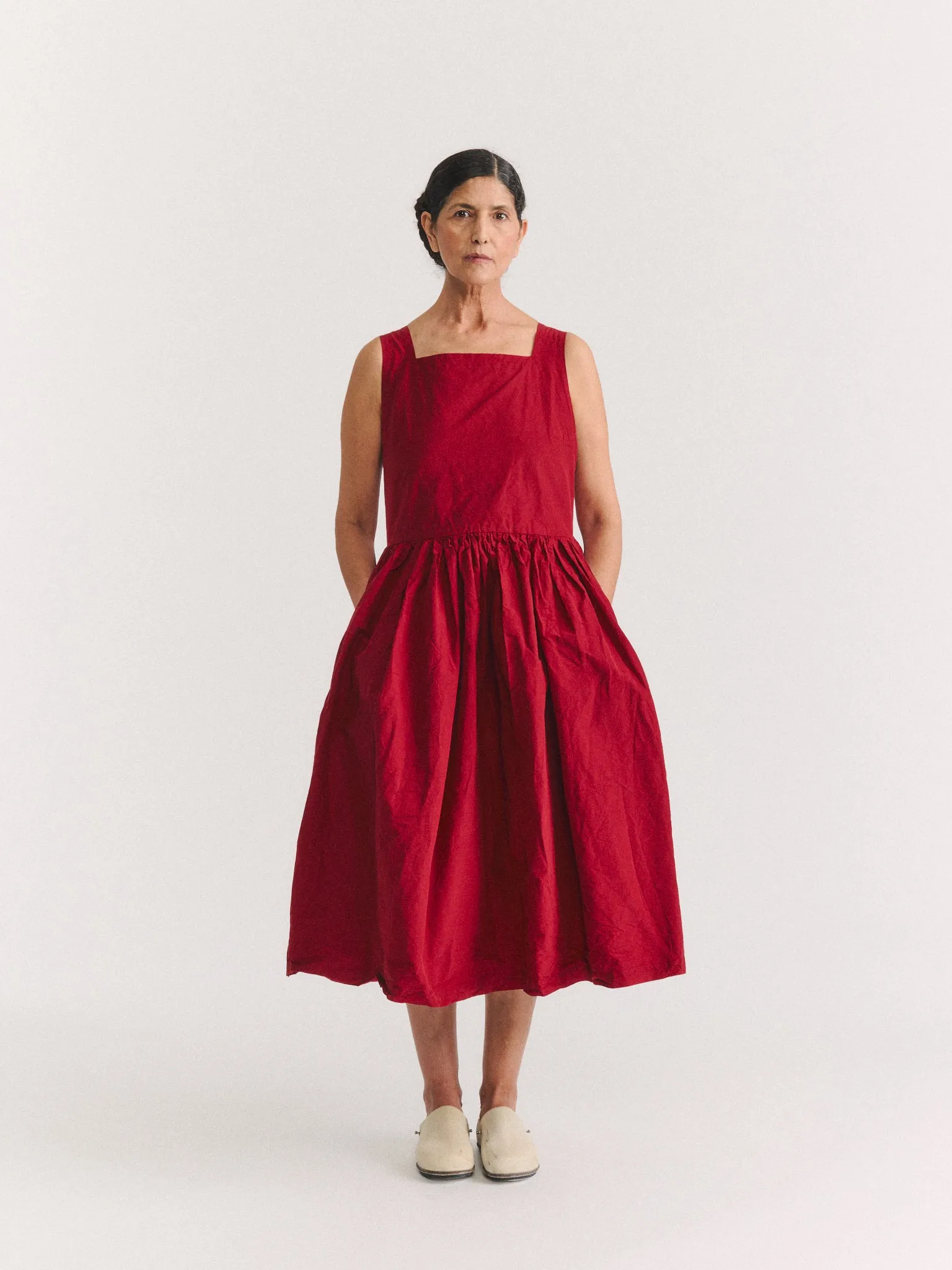 NINA DRESS - HEAVY TAFFETA - CUORE sold by Casey Casey