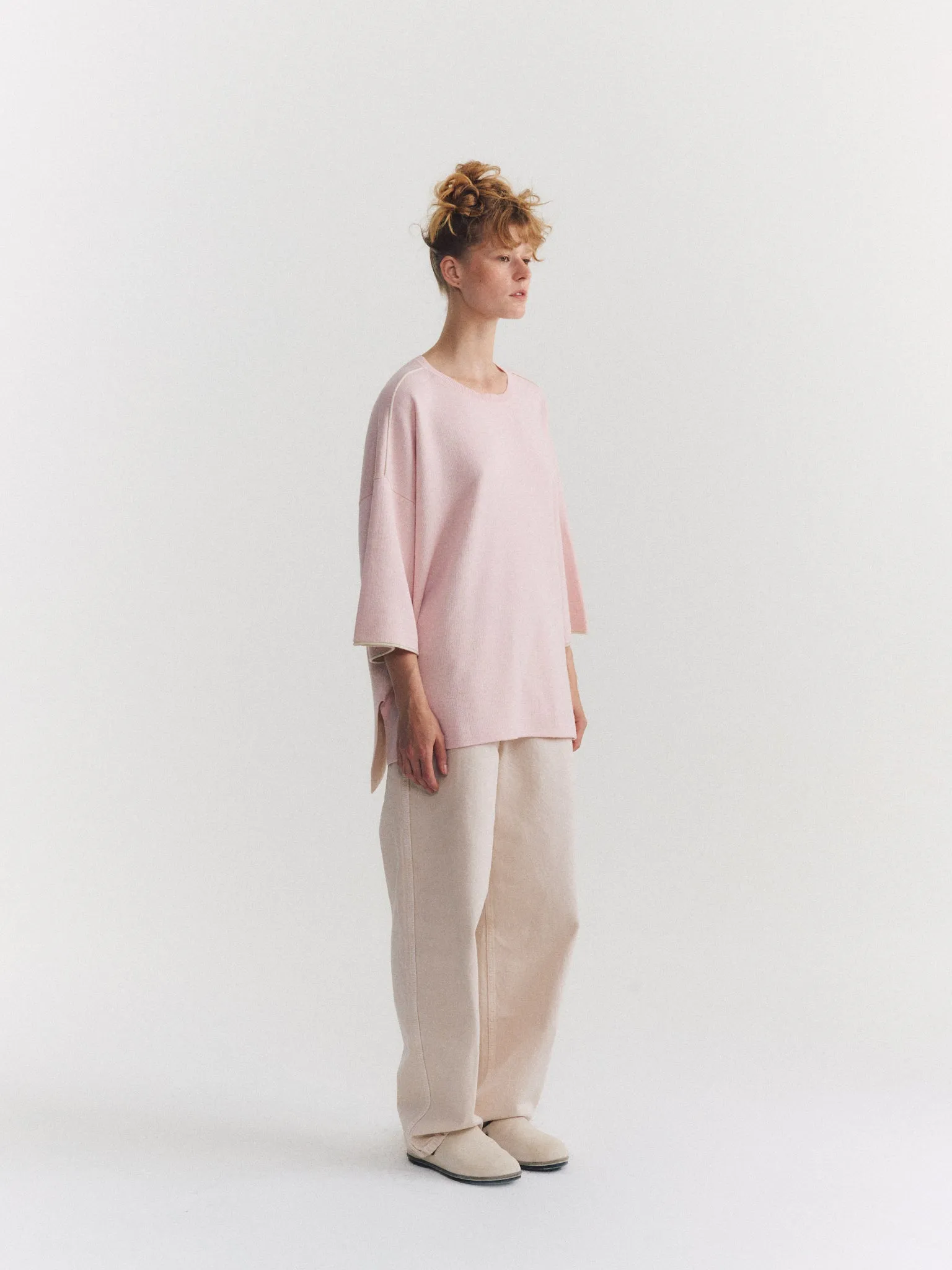 T-SHIRT - SOFTY DOUBLE - PINK sold by Casey Casey product image thumbnail 4