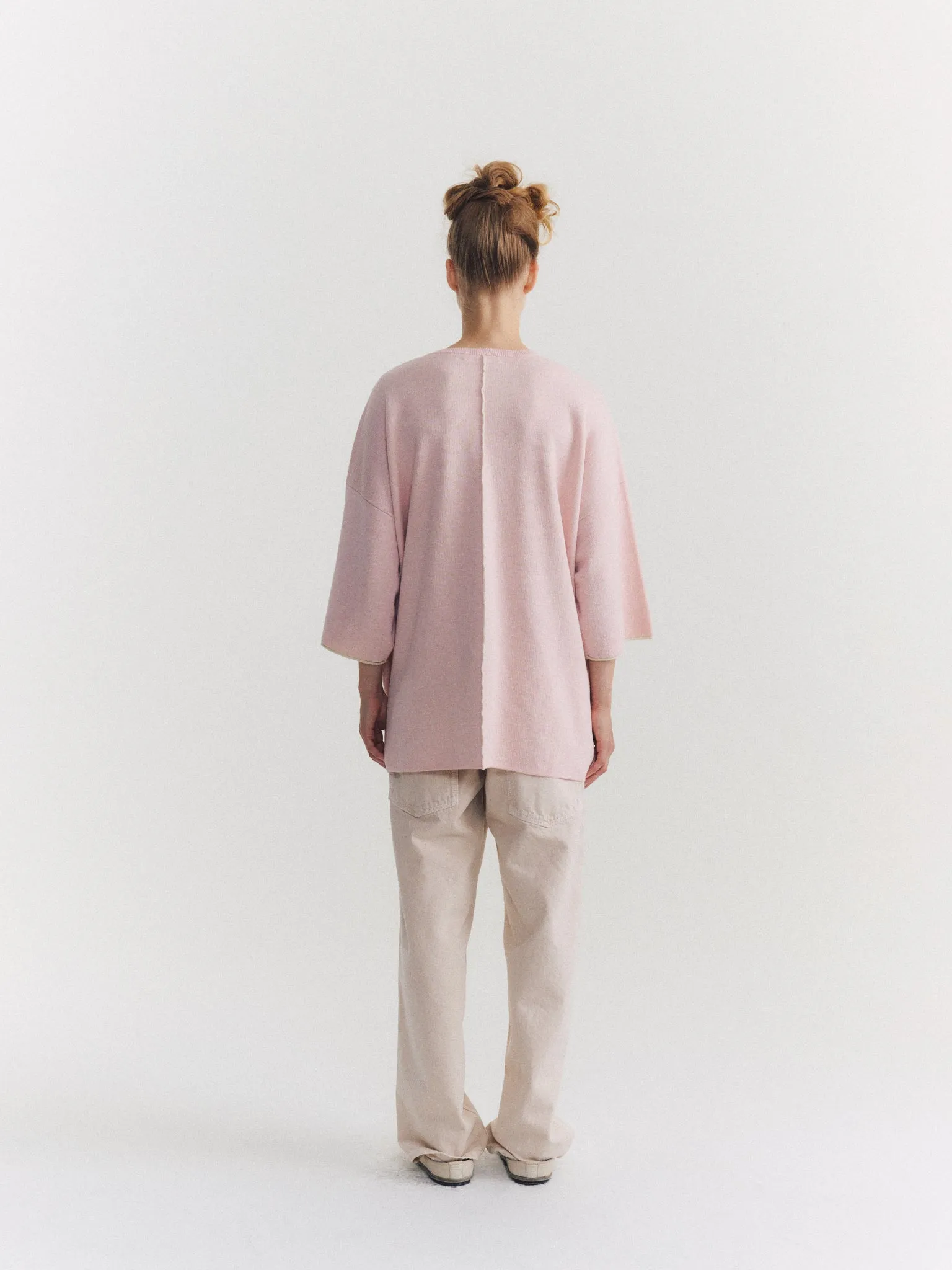 T-SHIRT - SOFTY DOUBLE - PINK sold by Casey Casey product image thumbnail 5