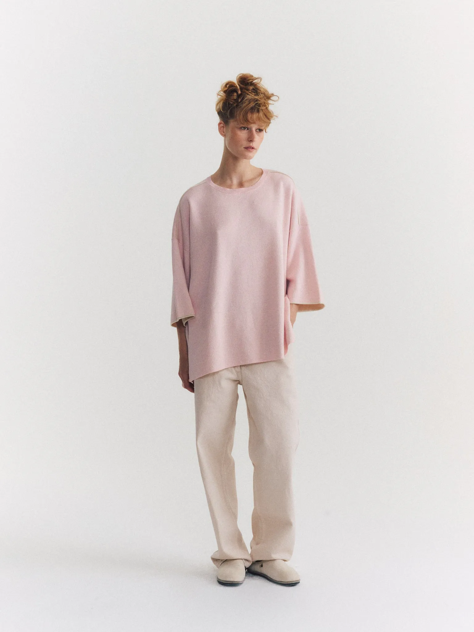 T-SHIRT - SOFTY DOUBLE - PINK sold by Casey Casey product image thumbnail 2