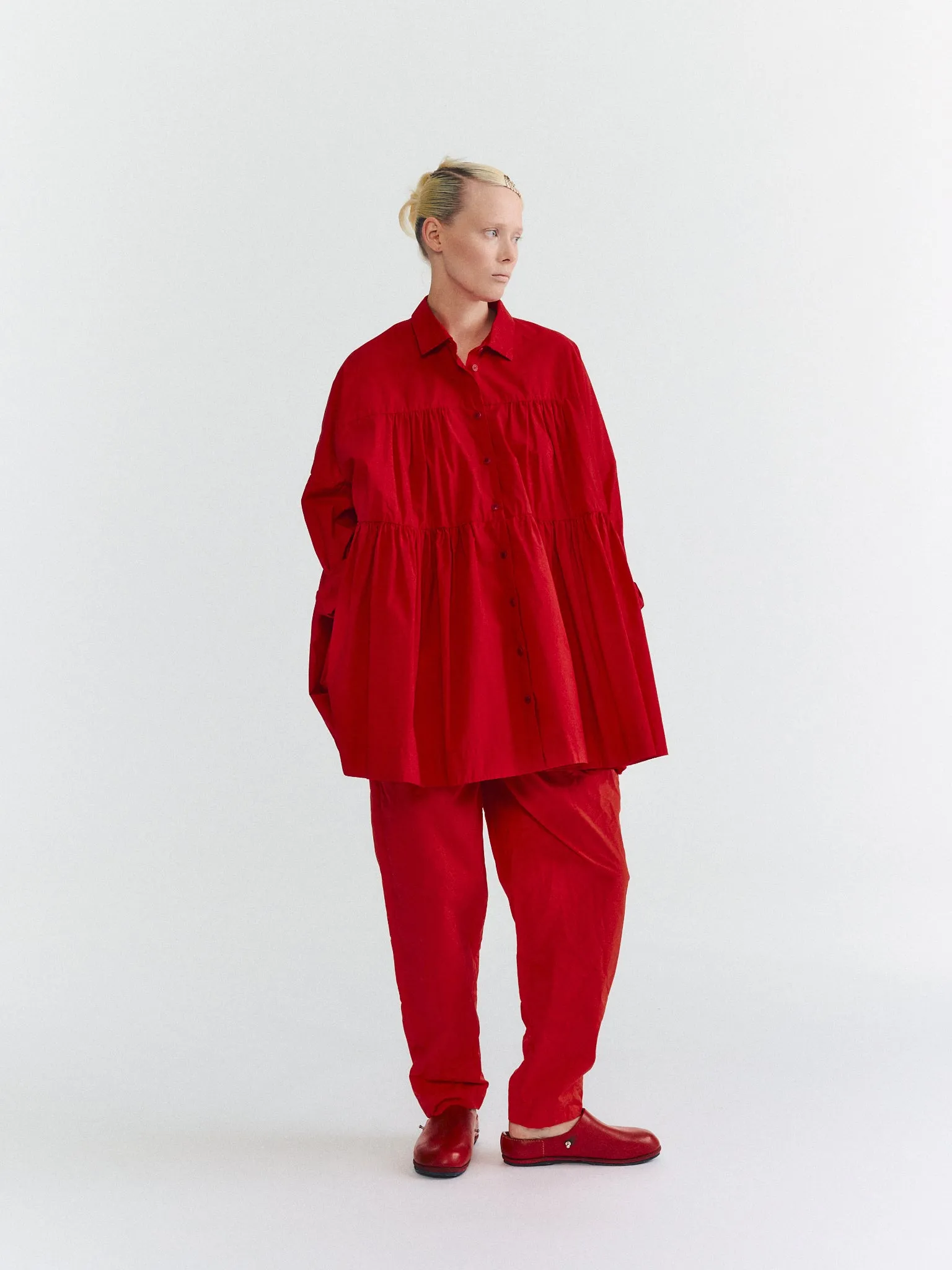 NEW SQUARE SHIRT - H COT - KETCHUP sold by Casey Casey