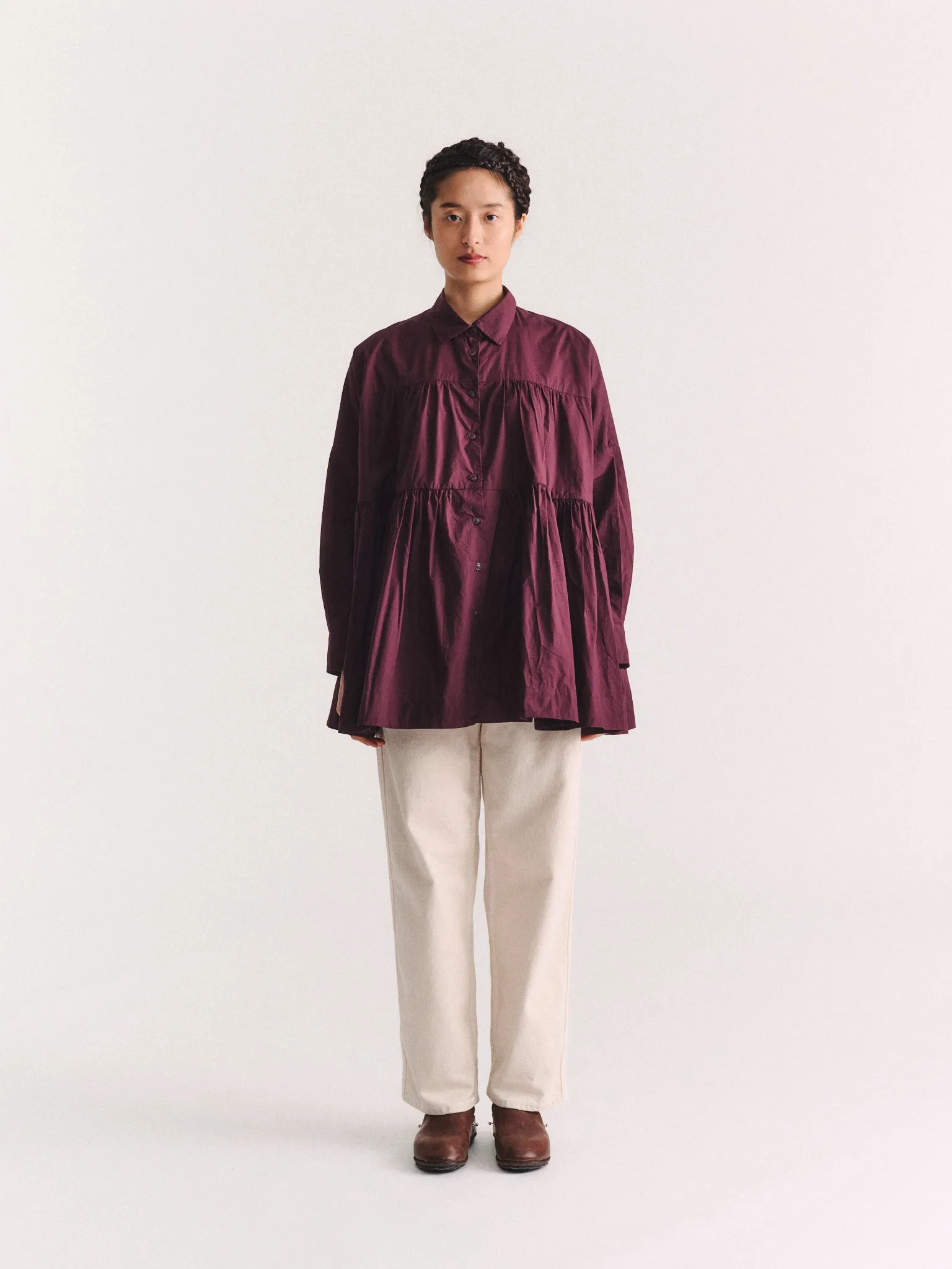 NEW SQUARE SHIRT - H COT - AUBURN sold by Casey Casey product image thumbnail 2