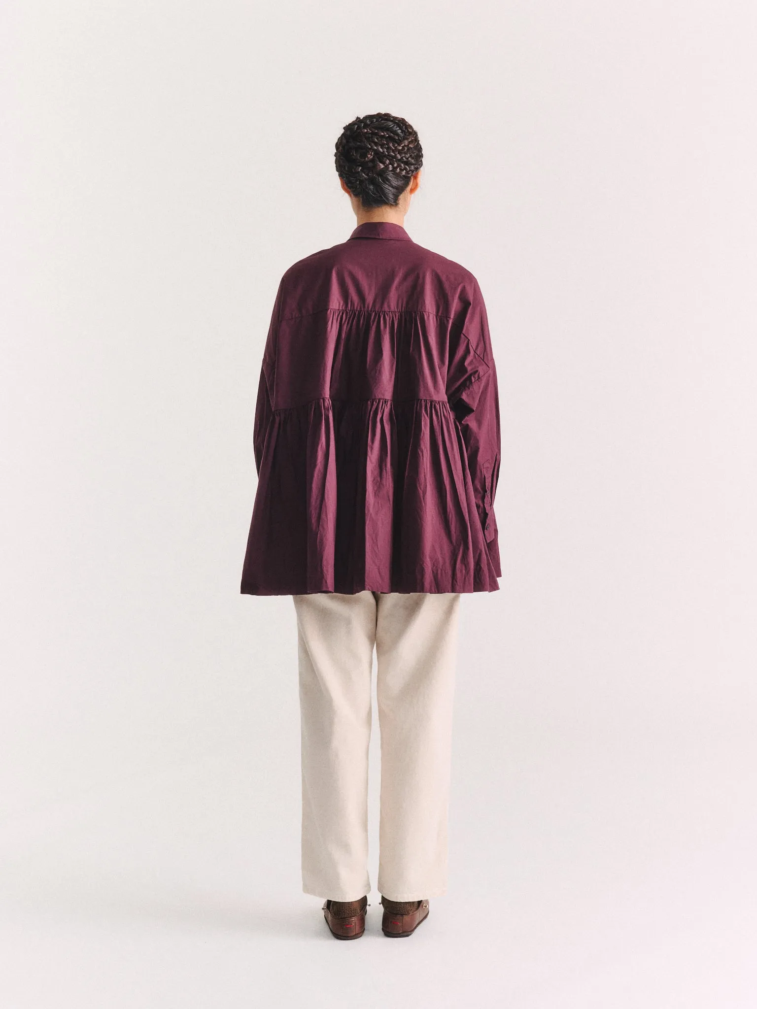 NEW SQUARE SHIRT - H COT - AUBURN sold by Casey Casey product image thumbnail 4