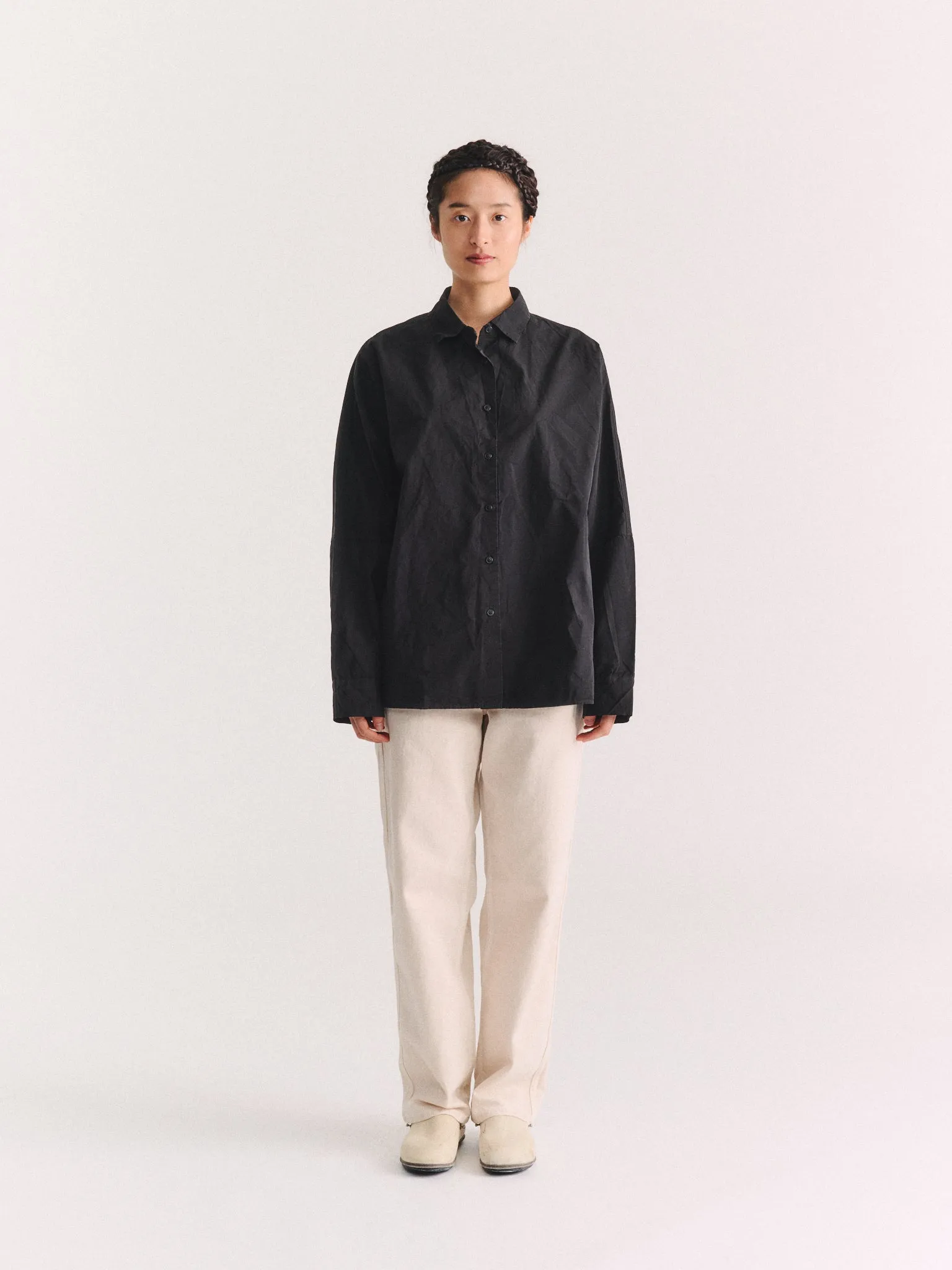 WAGA SHIRT - PAPER COT - BLACK sold by Casey Casey product image thumbnail 2