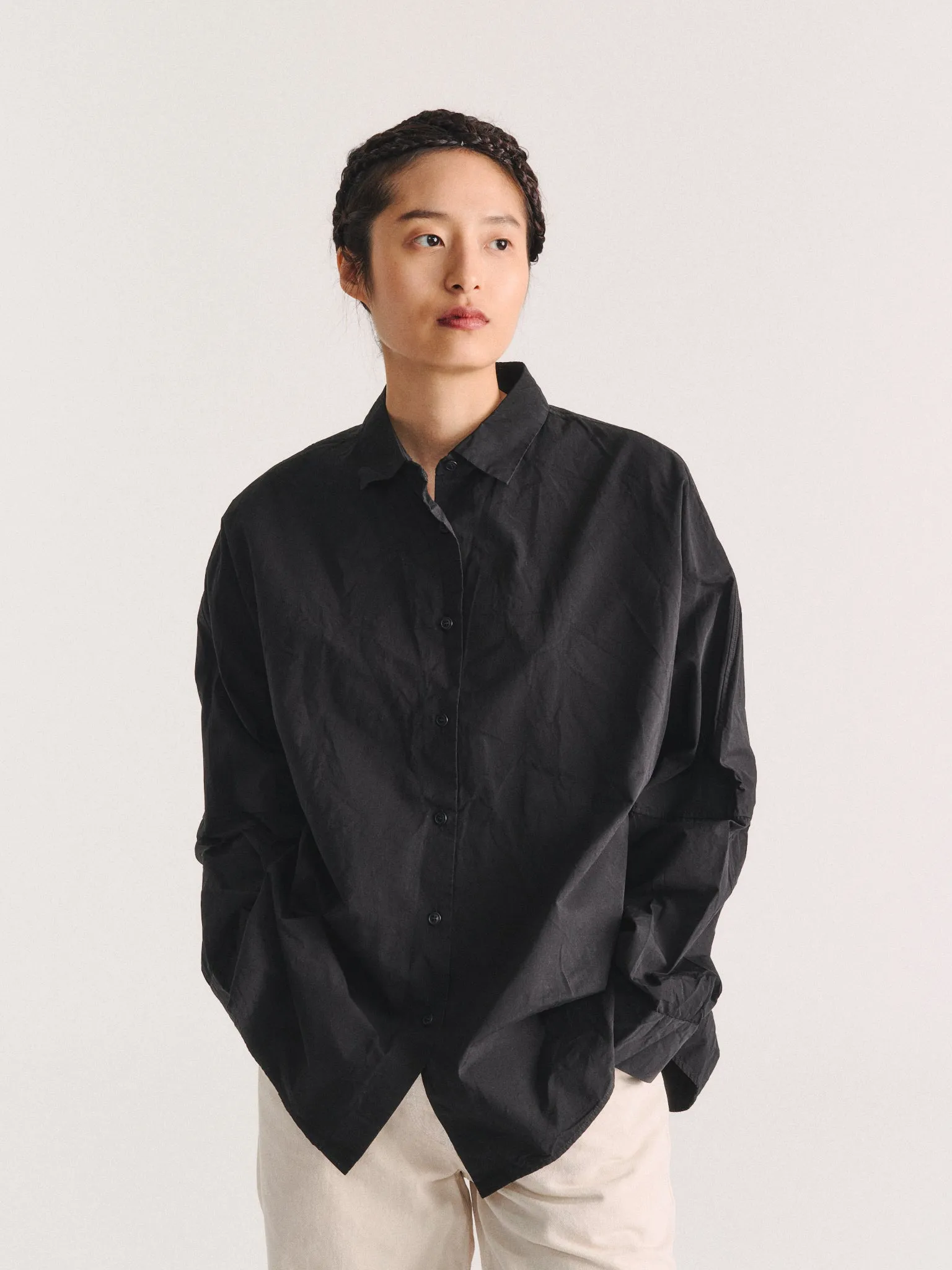 WAGA SHIRT - PAPER COT - BLACK sold by Casey Casey product image thumbnail 5