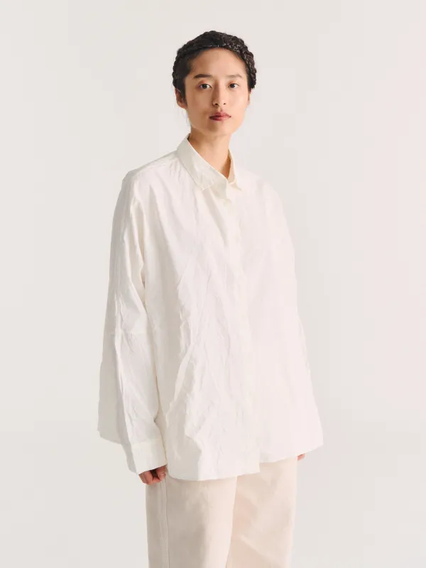WAGA SHIRT - PAPER COT - OFF WHITE made by Casey Casey