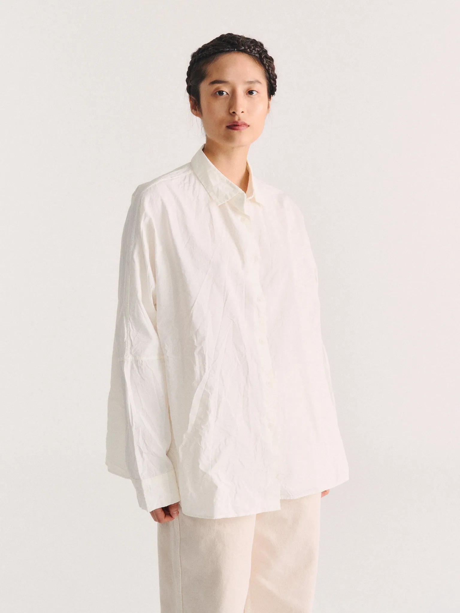 WAGA SHIRT - PAPER COT - OFF WHITE sold by Casey Casey