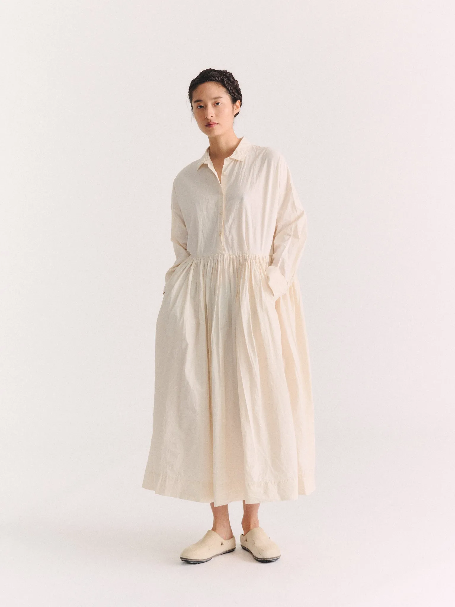 STEPHANIE DRESS - H COT - NATURAL sold by Casey Casey