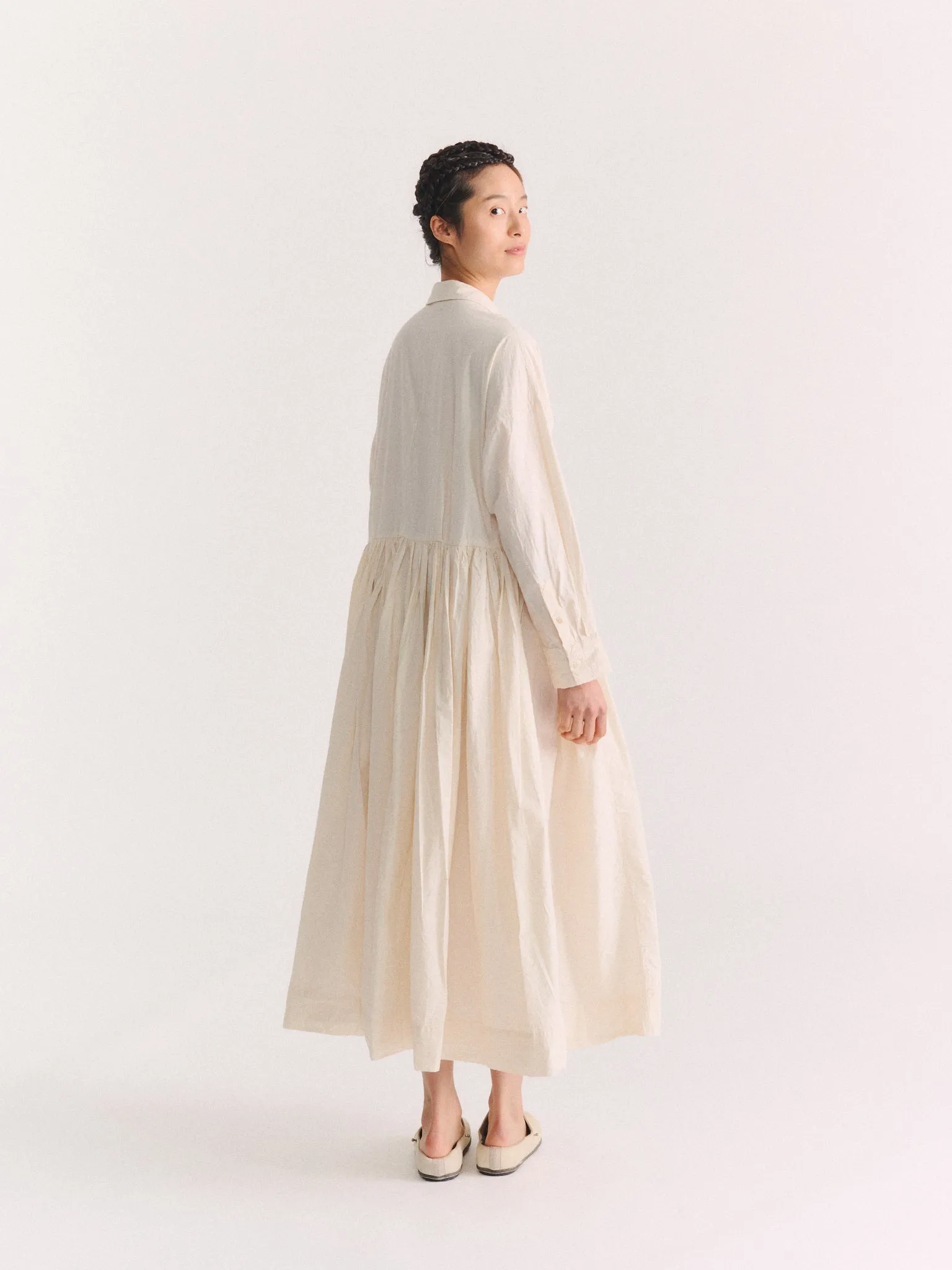 STEPHANIE DRESS - H COT - NATURAL sold by Casey Casey product image thumbnail 3