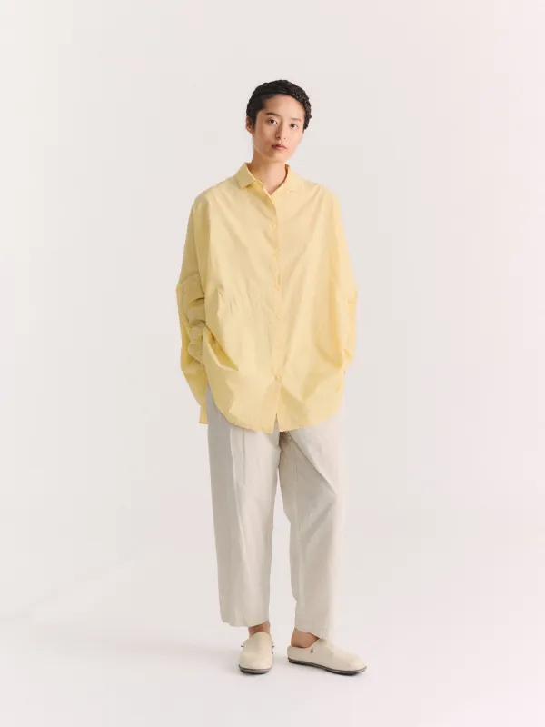 ATOMLESS SHIRT - LIGHT PAPER - BUTTER made by Casey Casey