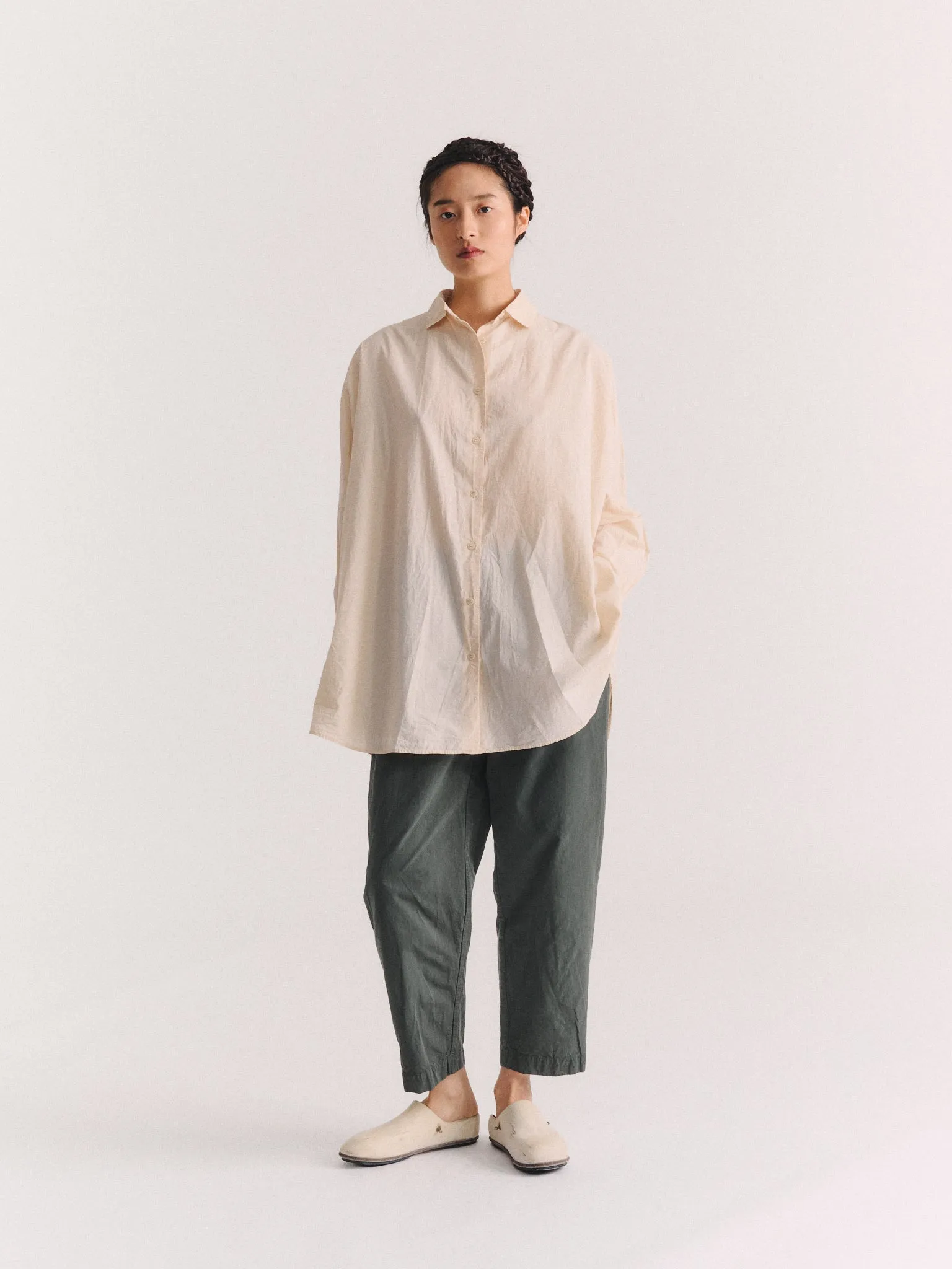 ATOMLESS SHIRT - LIGHT PAPER - CHALK sold by Casey Casey product image thumbnail 2