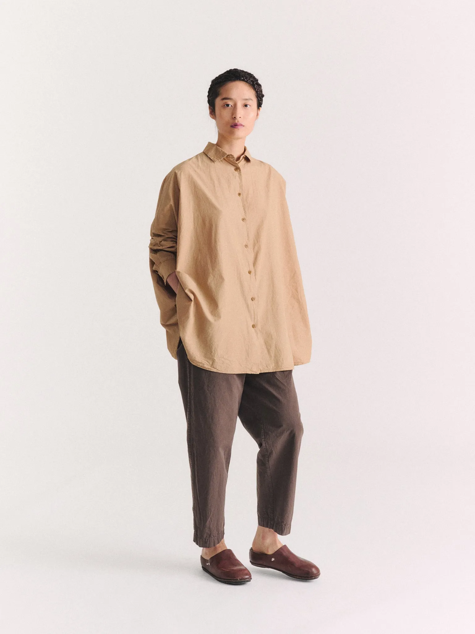 ATOMLESS SHIRT - LIGHT PAPER - SAND sold by Casey Casey
