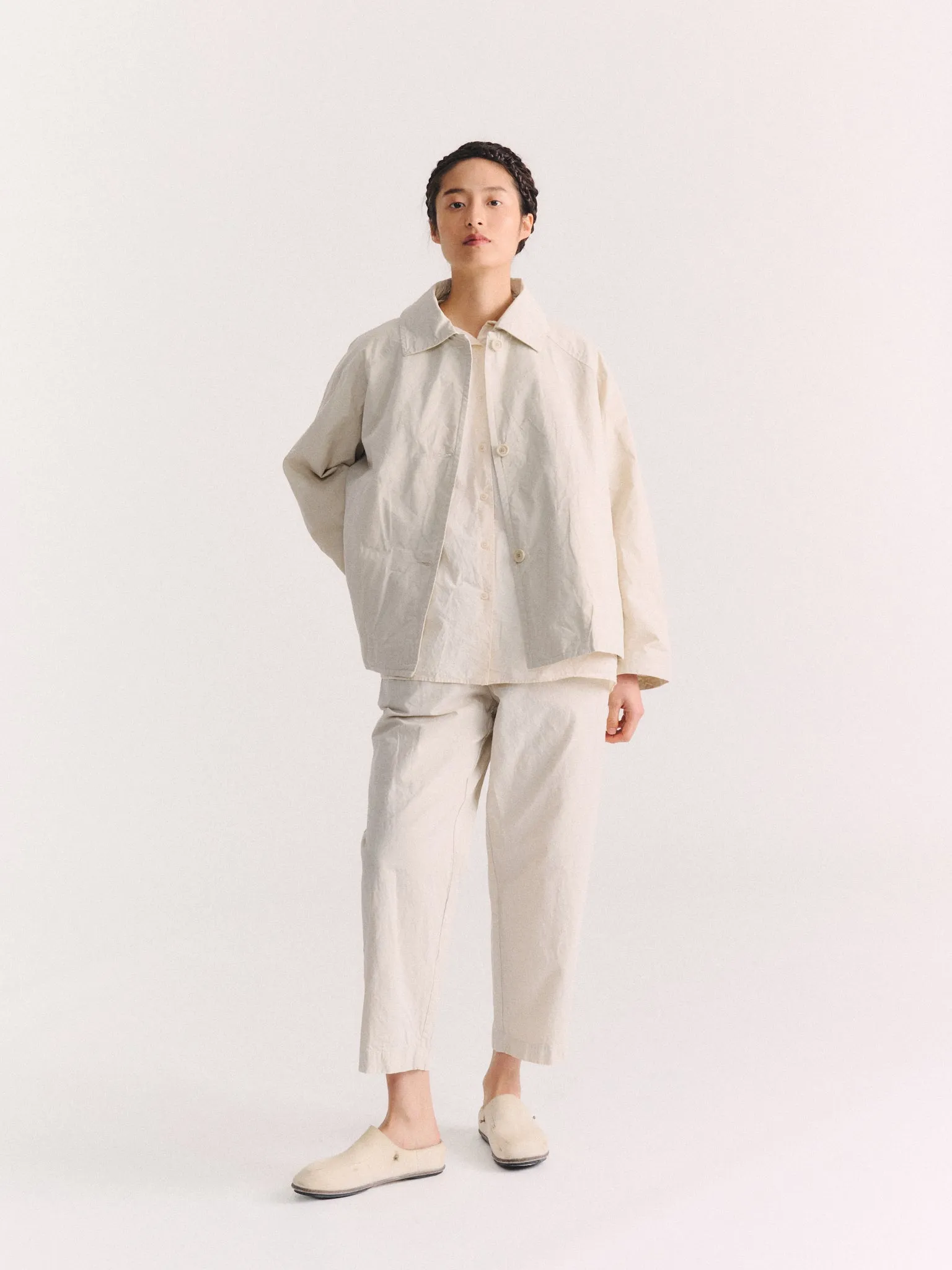 FABI ITALIEN PANT - TOUGH COT - CHALK sold by Casey Casey