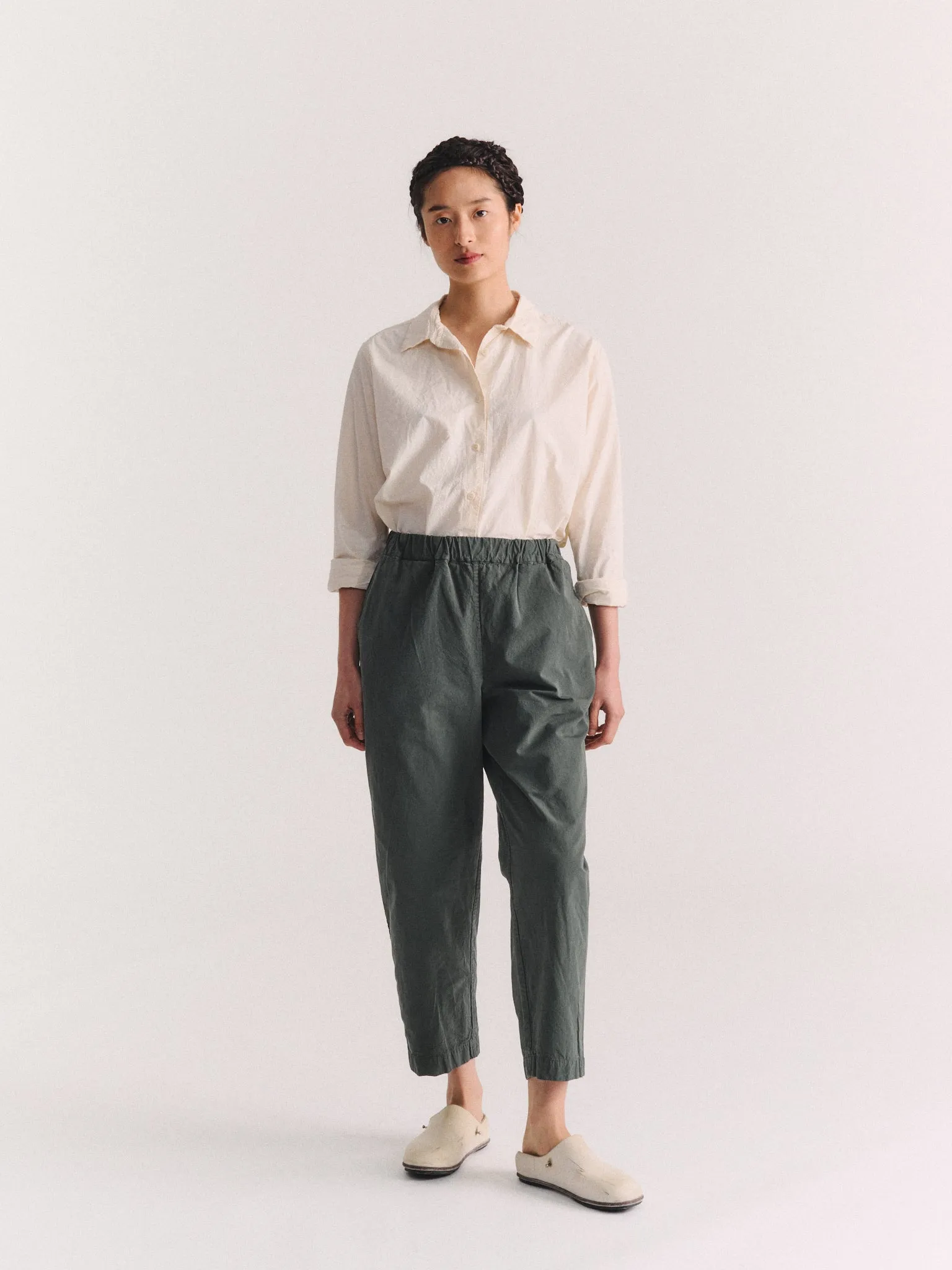 FABI ITALIEN PANT - TOUGH COT - KHAKI sold by Casey Casey product image thumbnail 2