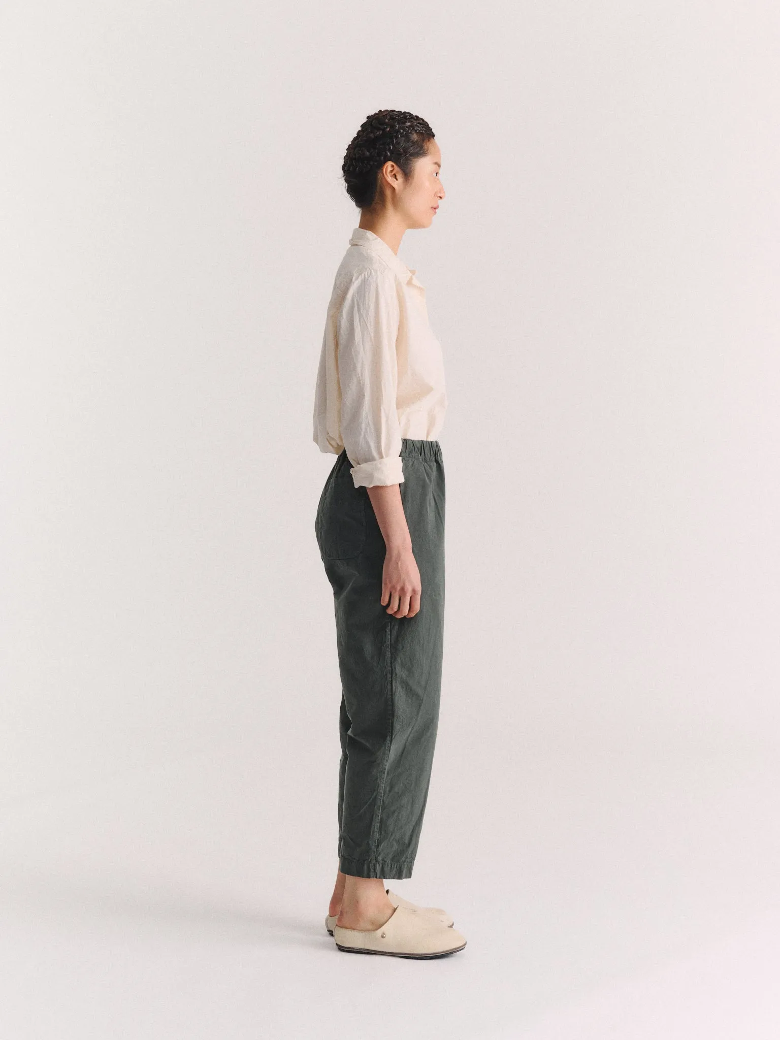 FABI ITALIEN PANT - TOUGH COT - KHAKI sold by Casey Casey product image thumbnail 3