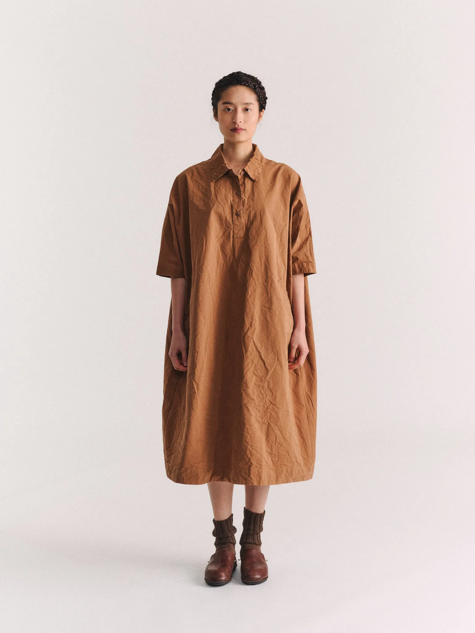 TATIANA DRESS - TOUGH COT - CINNAMON sold by Casey Casey product image thumbnail 3