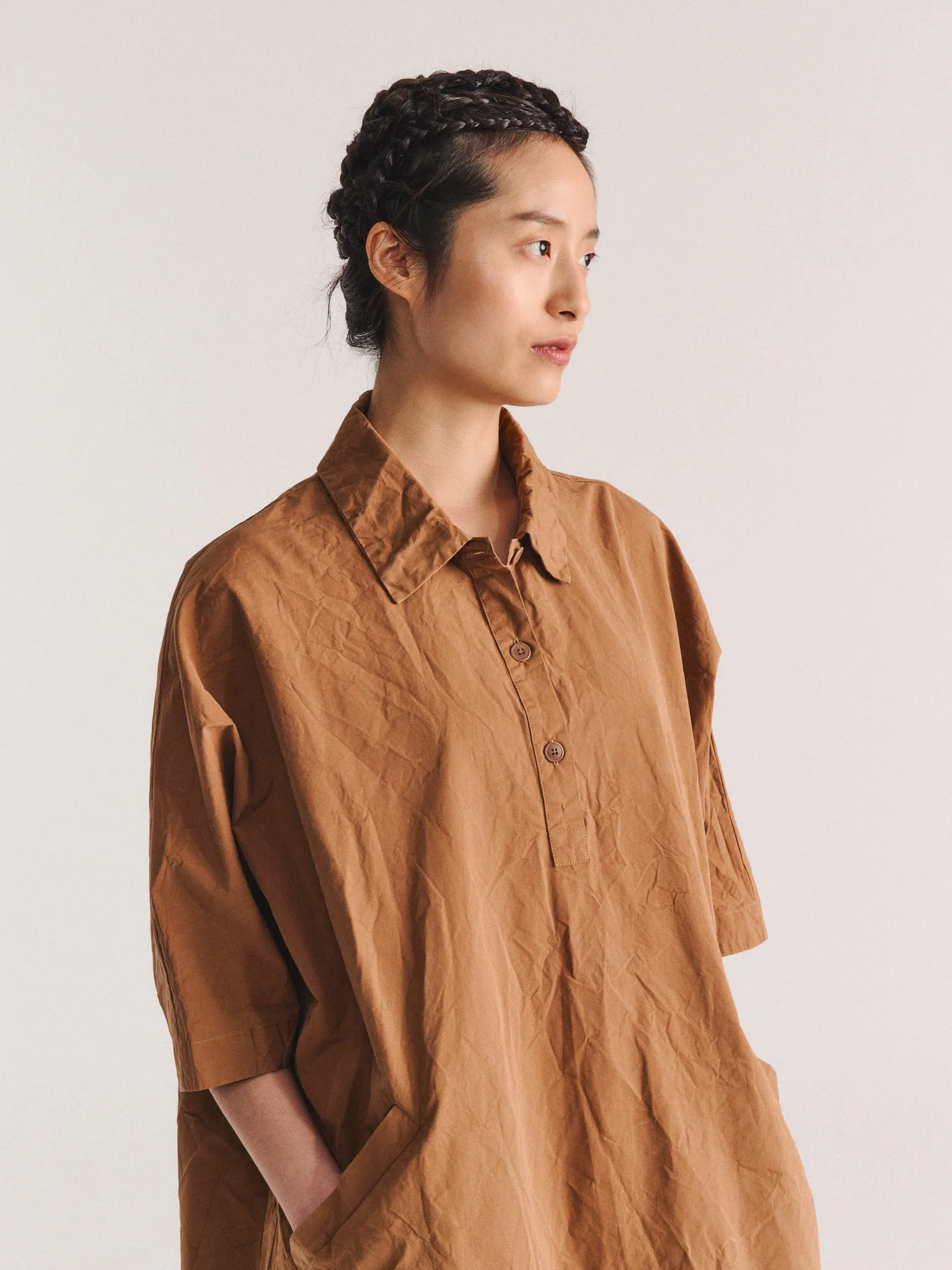TATIANA DRESS - TOUGH COT - CINNAMON sold by Casey Casey product image thumbnail 5