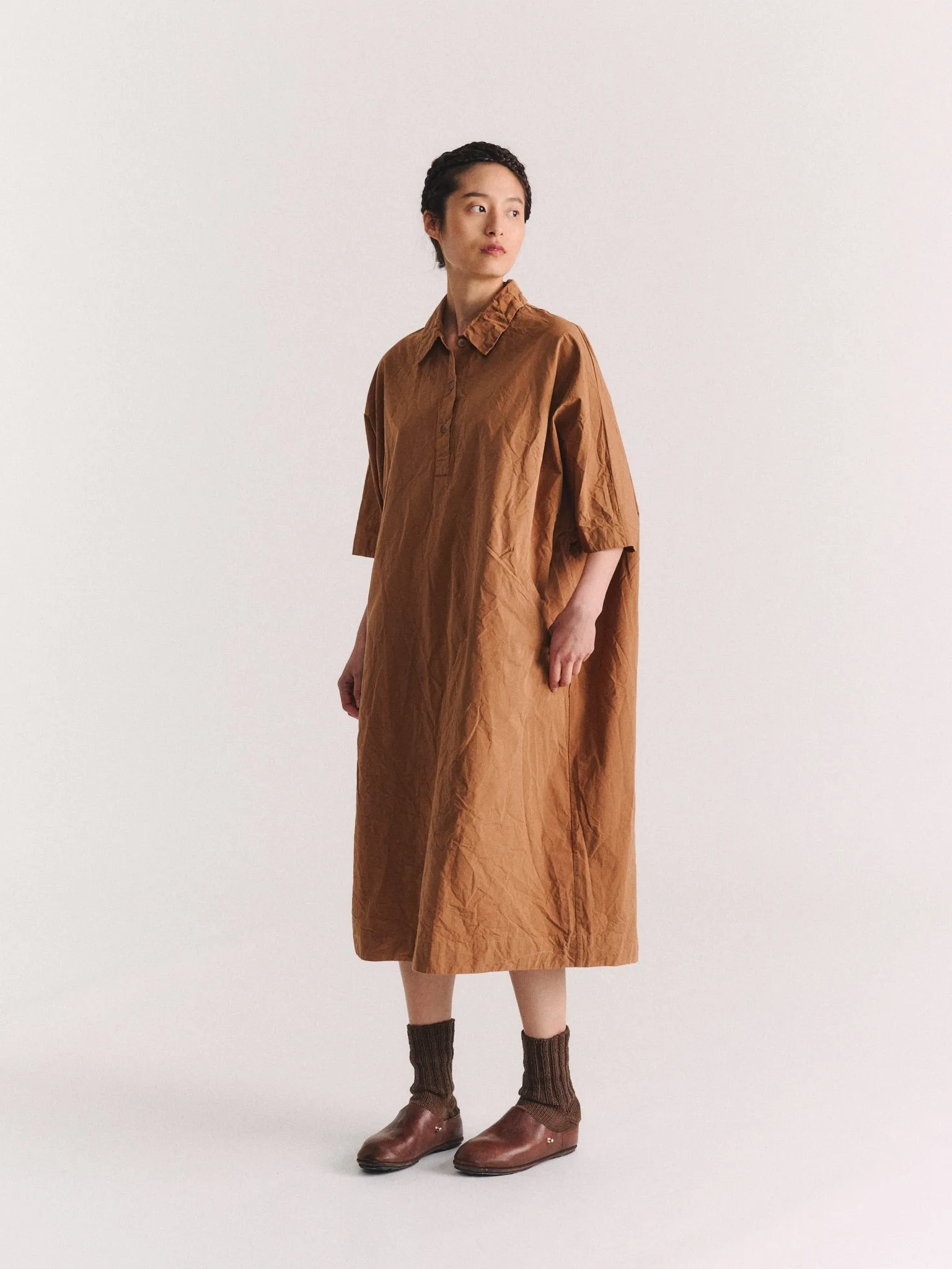 TATIANA DRESS - TOUGH COT - CINNAMON sold by Casey Casey product image thumbnail 2