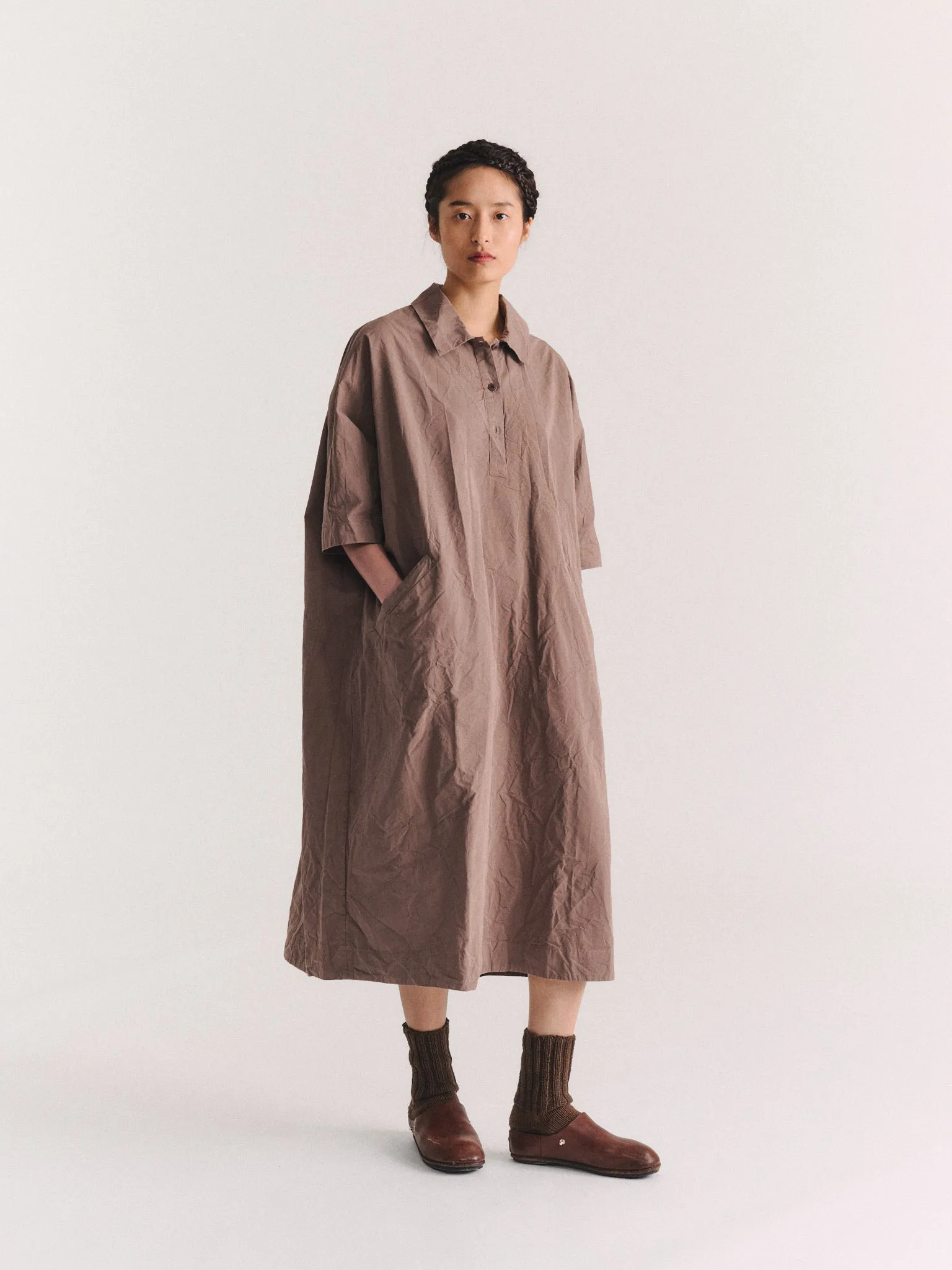TATIANA DRESS - TOUGH COT - TABAC sold by Casey Casey