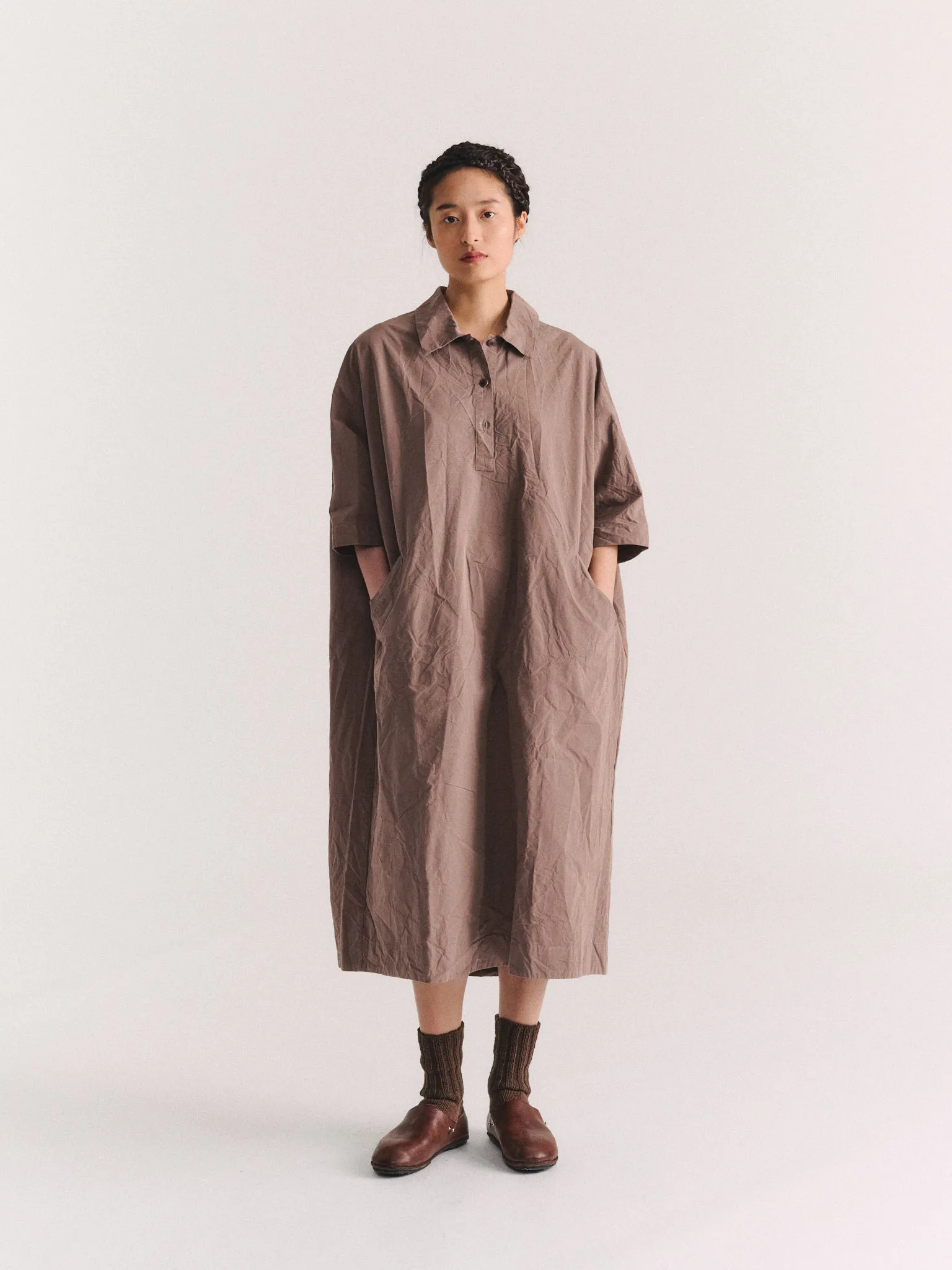 TATIANA DRESS - TOUGH COT - TABAC sold by Casey Casey product image thumbnail 3