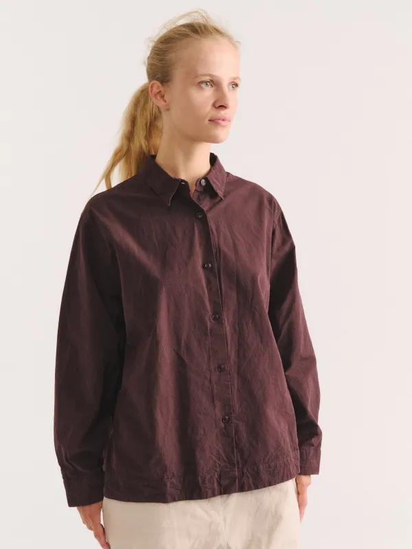 BIGGY SHIRT - PAPER COT - EBONY made by Casey Casey