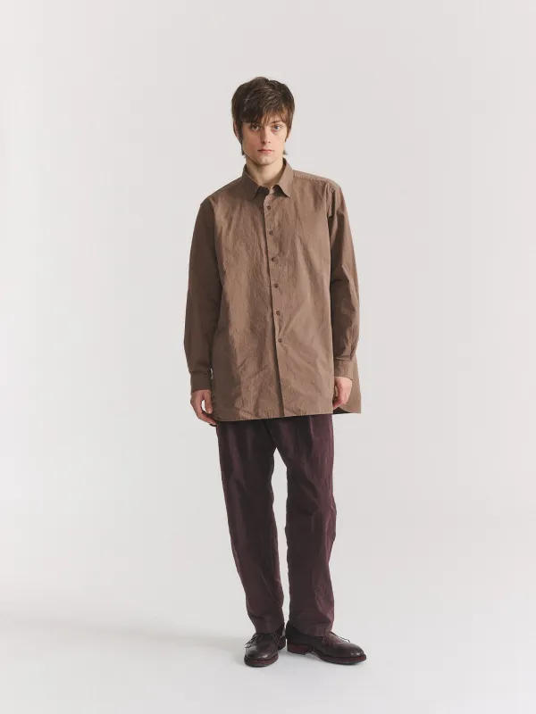 IKLA SHIRT - PAPER COT - CLAY made by Casey Casey