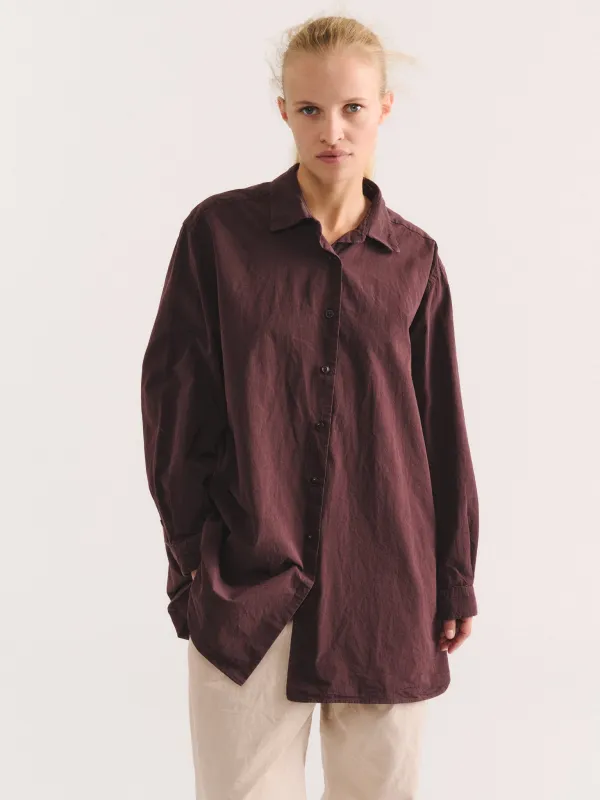 IKLA SHIRT - PAPER COT - EBONY made by Casey Casey