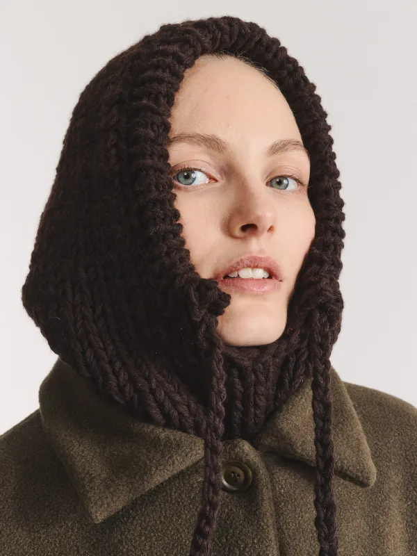 CAMILLE HOOD - CHUNKY - EBONY made by Casey Casey