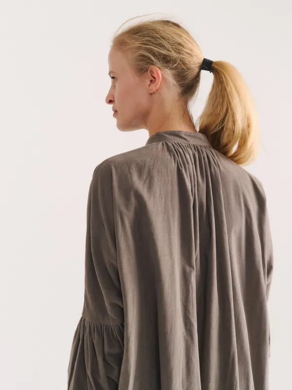 1901 DRESS - PIN CORD - LIGHT KHAKI made by Casey Casey