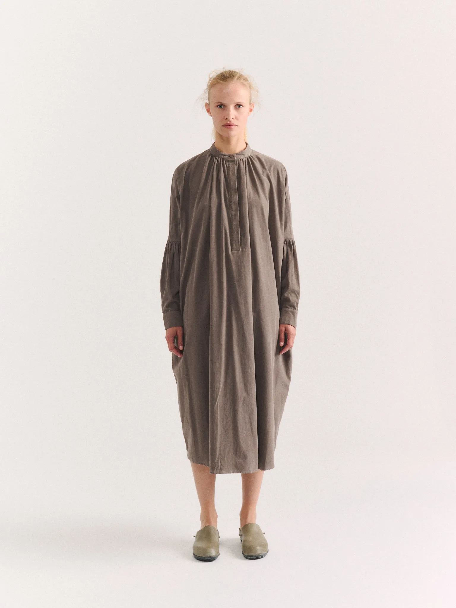 1901 DRESS - PIN CORD - LIGHT KHAKI sold by Casey Casey product image thumbnail 3
