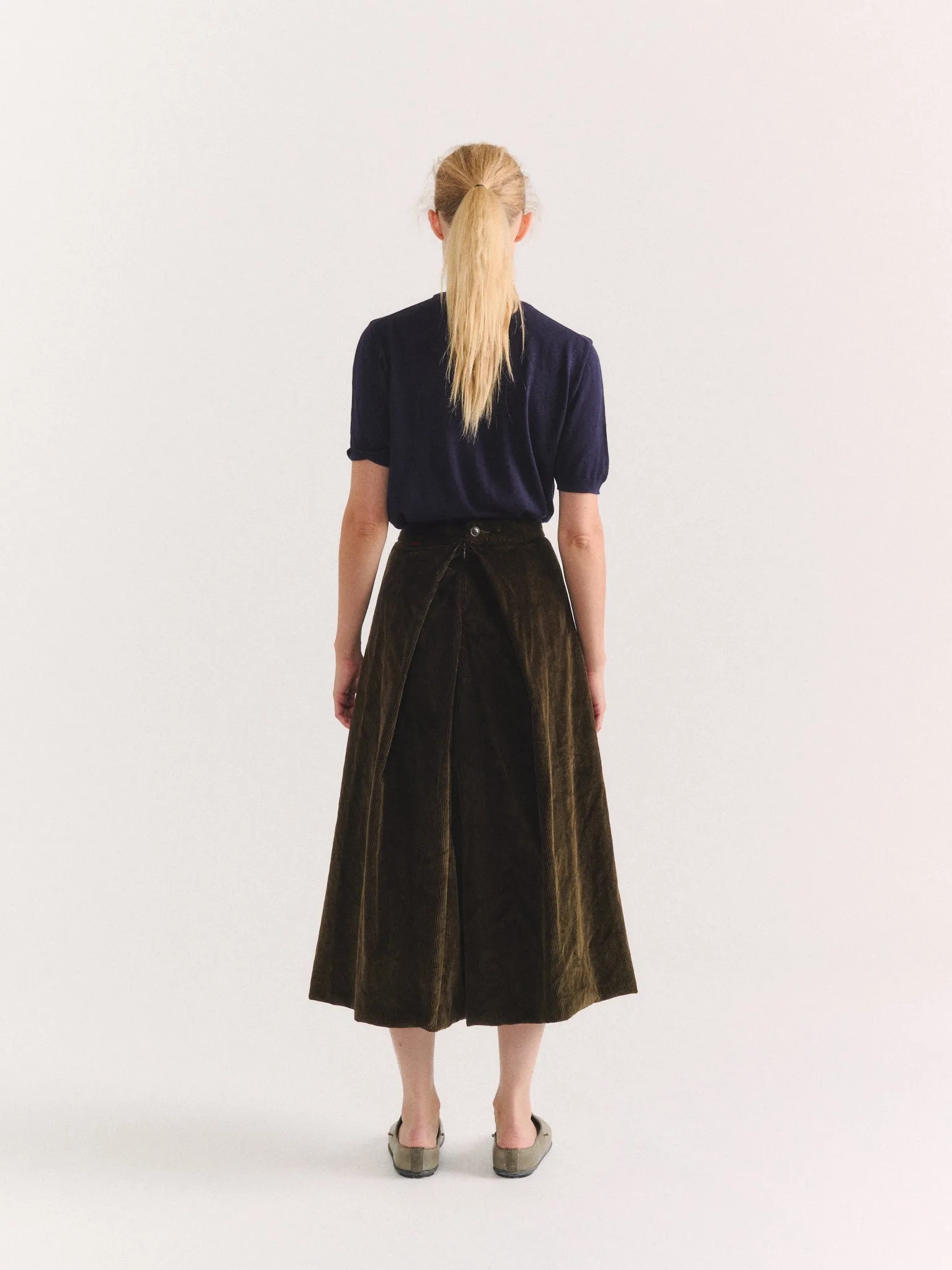 MOON SKIRT - H CORD - MOSS sold by Casey Casey product image thumbnail 4
