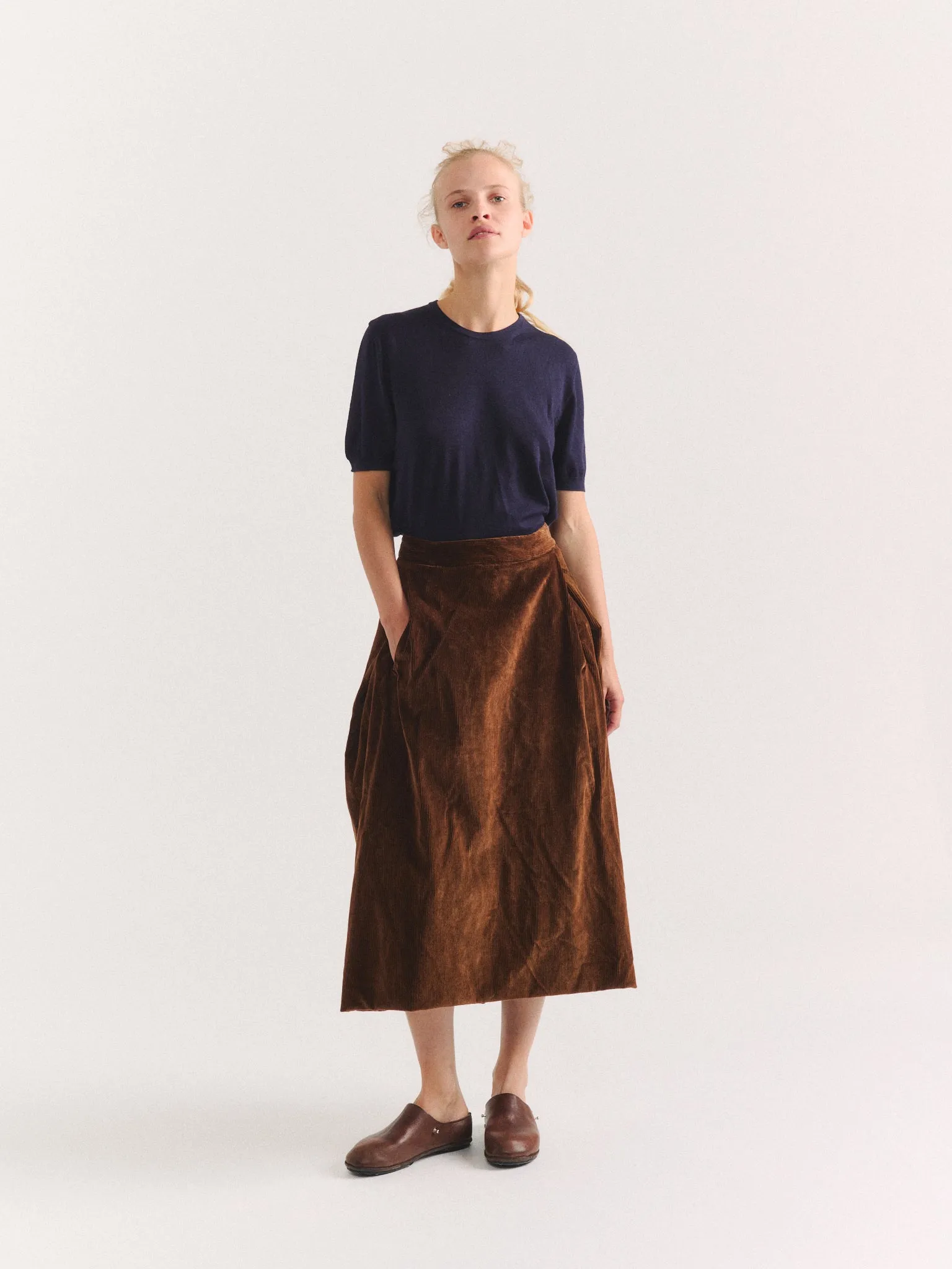 MOON SKIRT - H CORD - TAN sold by Casey Casey