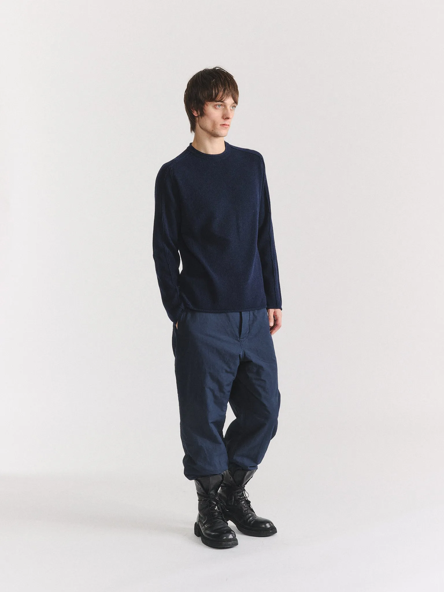 INSIDE OUT SEAM JUMPER - WOOCASH - NAVY sold by Casey Casey product image thumbnail 2