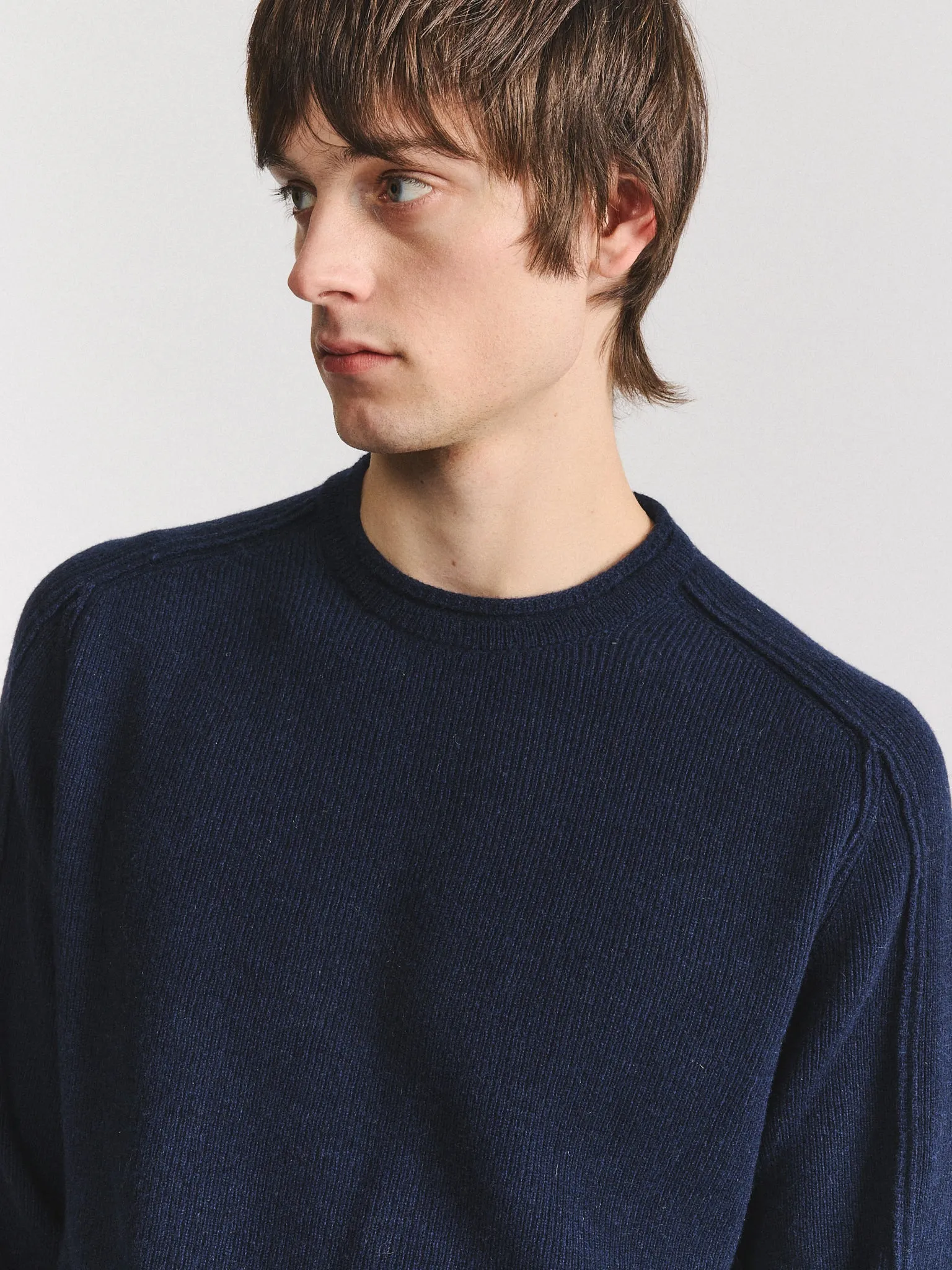 INSIDE OUT SEAM JUMPER - WOOCASH - NAVY sold by Casey Casey product image thumbnail 5