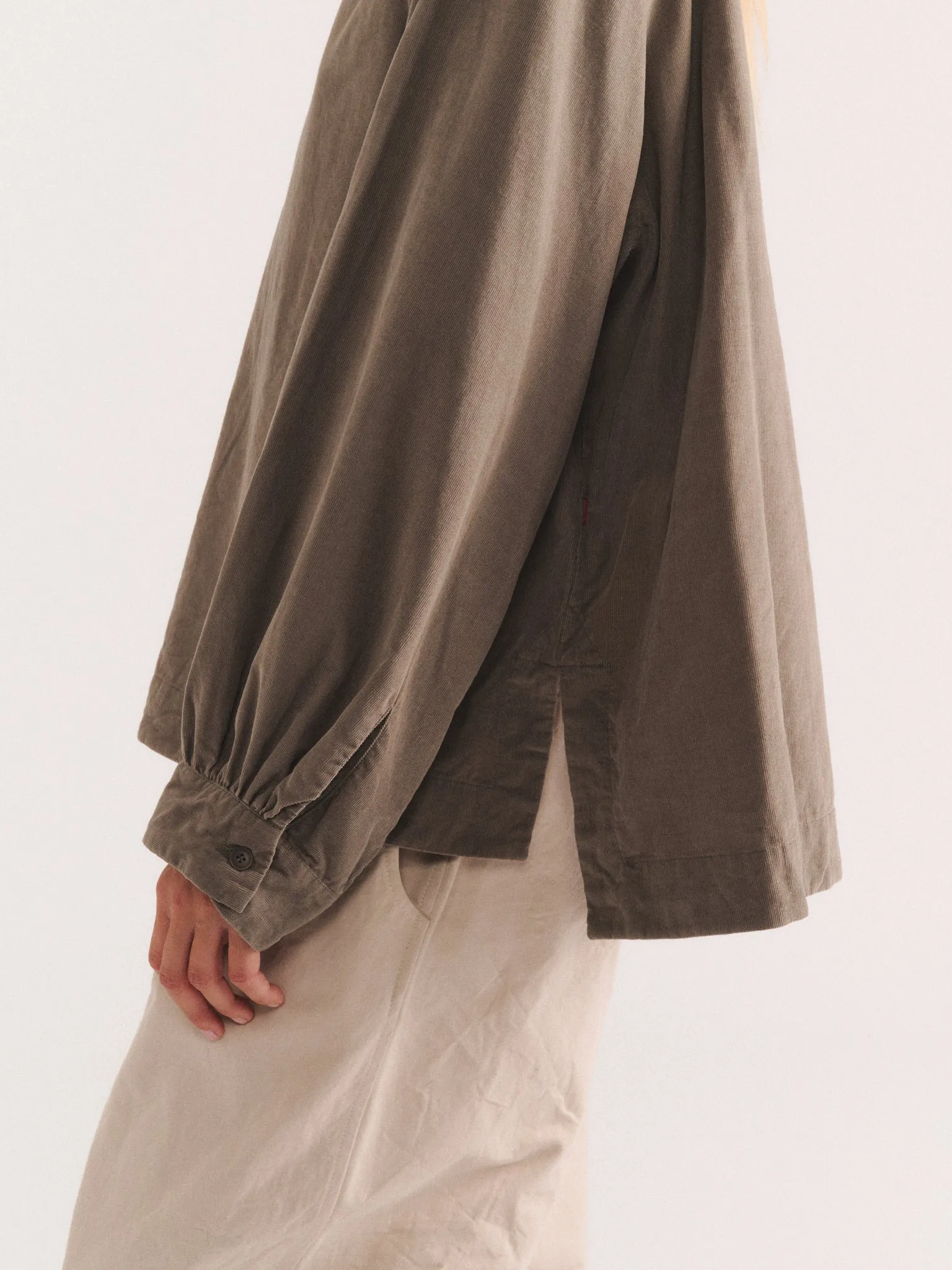BIGGY TOP - PIN CORD - LIGHT KHAKI sold by Casey Casey product image thumbnail 5
