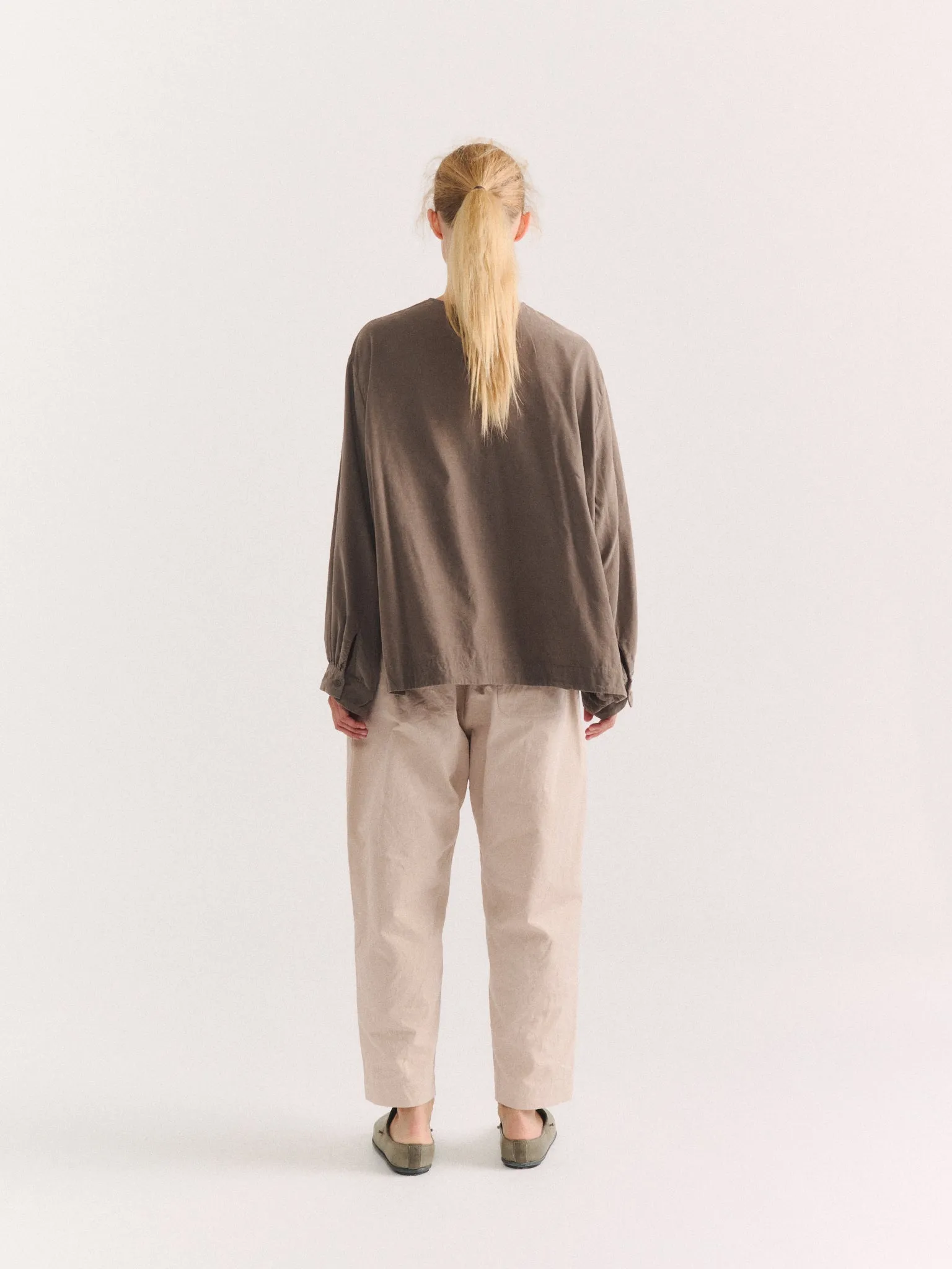 BIGGY TOP - PIN CORD - LIGHT KHAKI sold by Casey Casey product image thumbnail 4