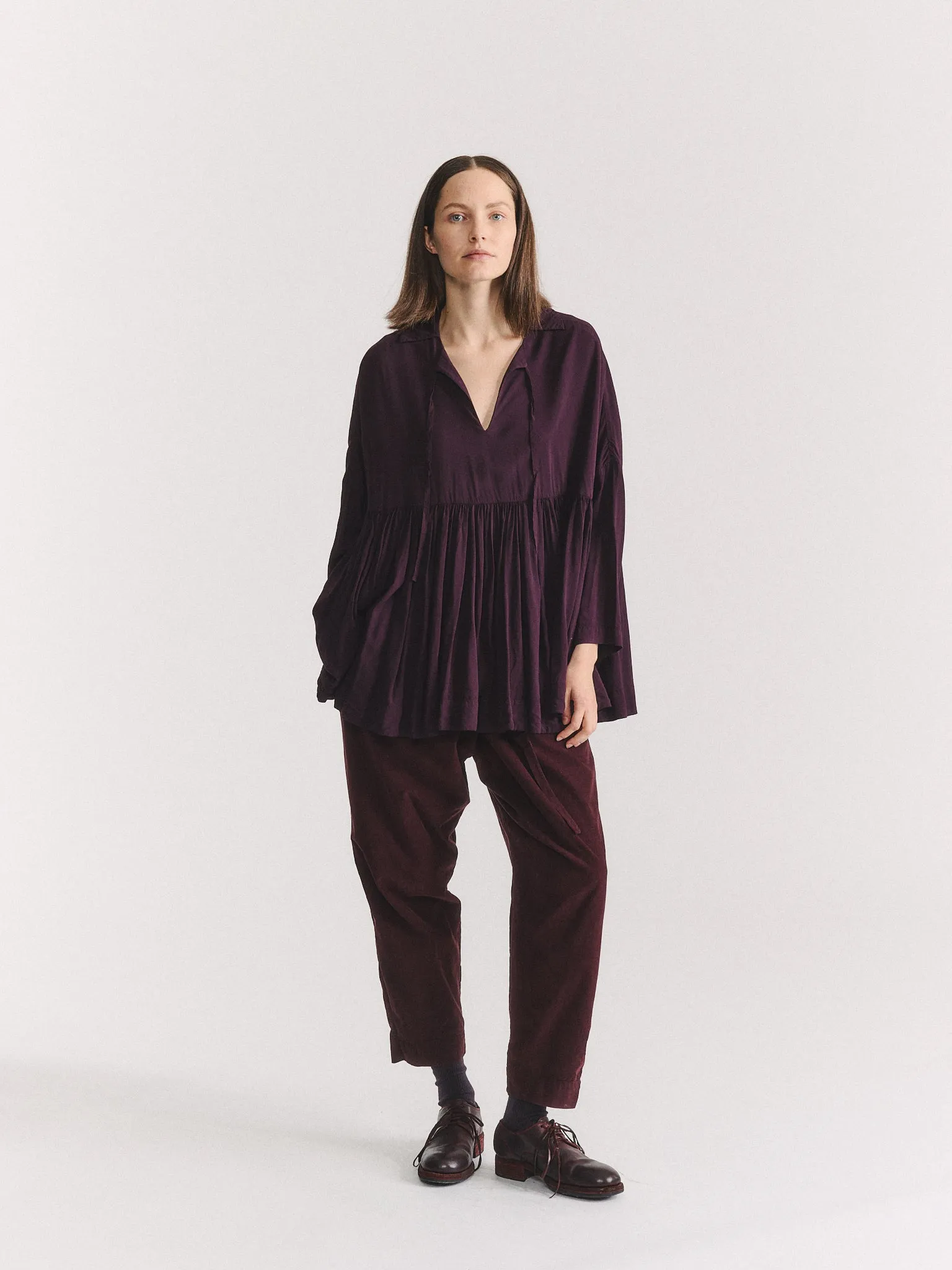HALLES BB TOP - COSIE - BLACKBERRY sold by Casey Casey product image thumbnail 2