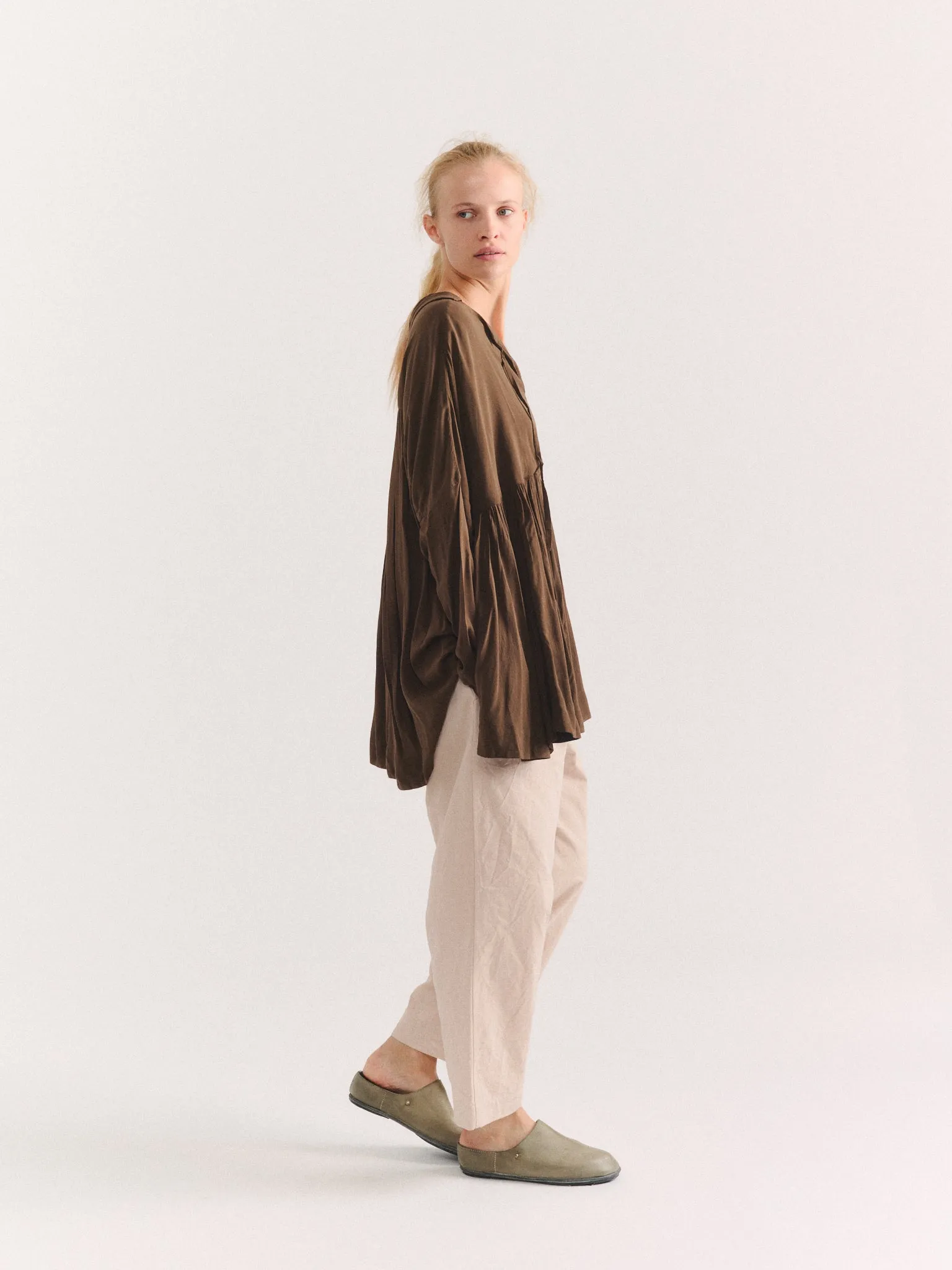 HALLES BB TOP - COSIE - KHAKI sold by Casey Casey product image thumbnail 3