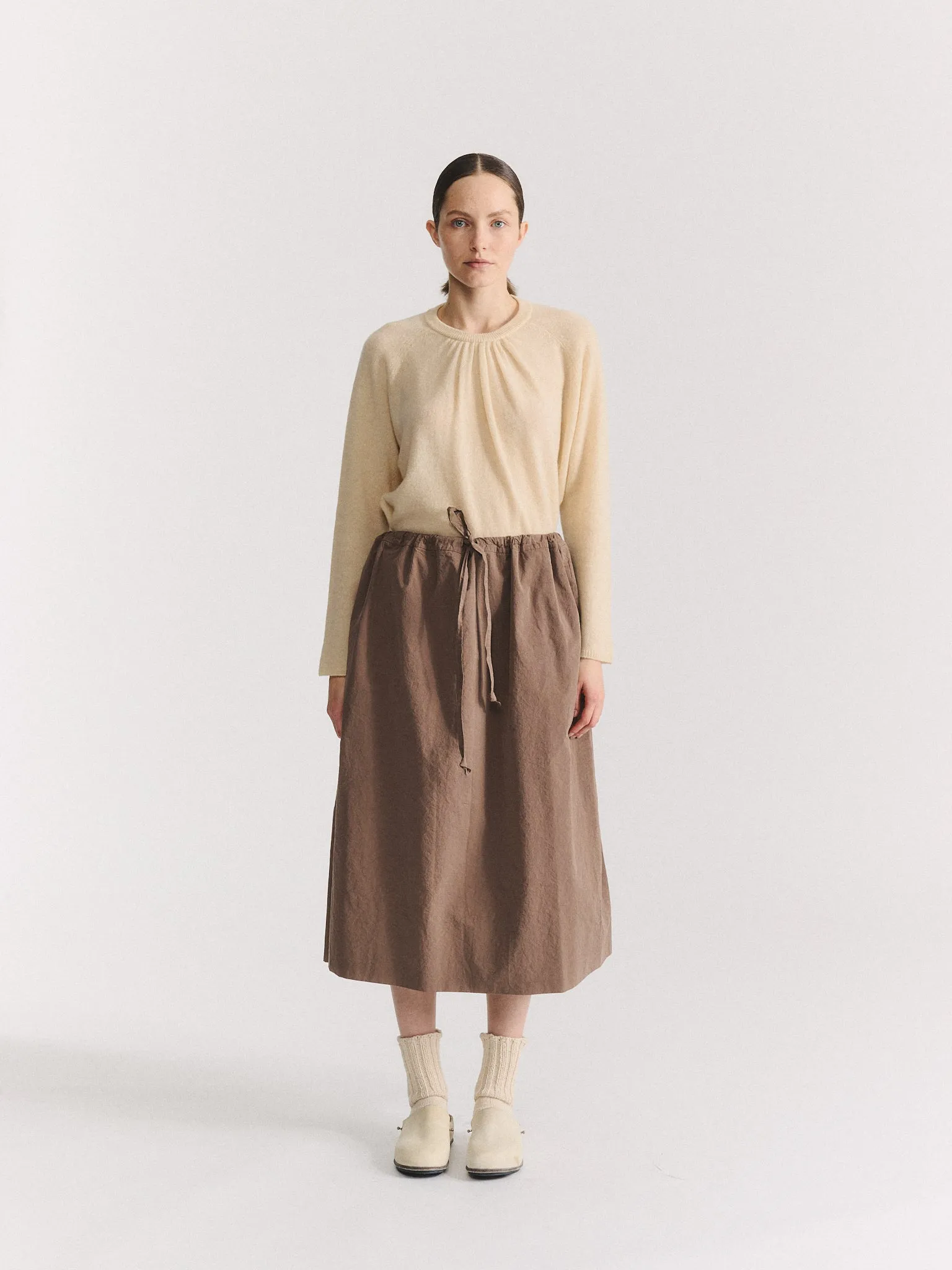 JENNIE SKIRT - PAPER COT - CLAY sold by Casey Casey product image thumbnail 2