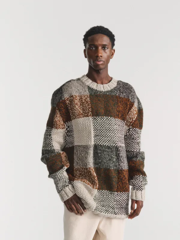 PATCHWORK JUMPER - WOALP PATCH - MIXED COLORS made by Casey Casey