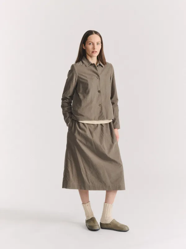 PWET JACKET - PIN CORD - LIGHT KHAKI made by Casey Casey