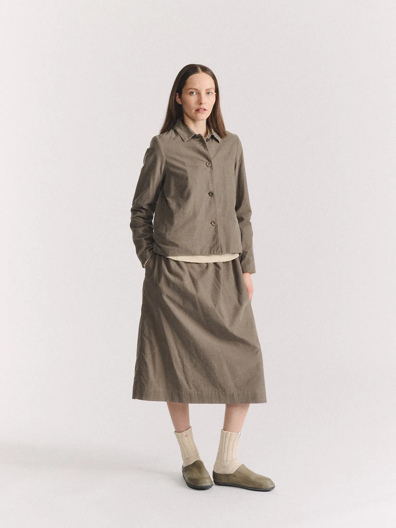 PWET JACKET - PIN CORD - LIGHT KHAKI sold by Casey Casey