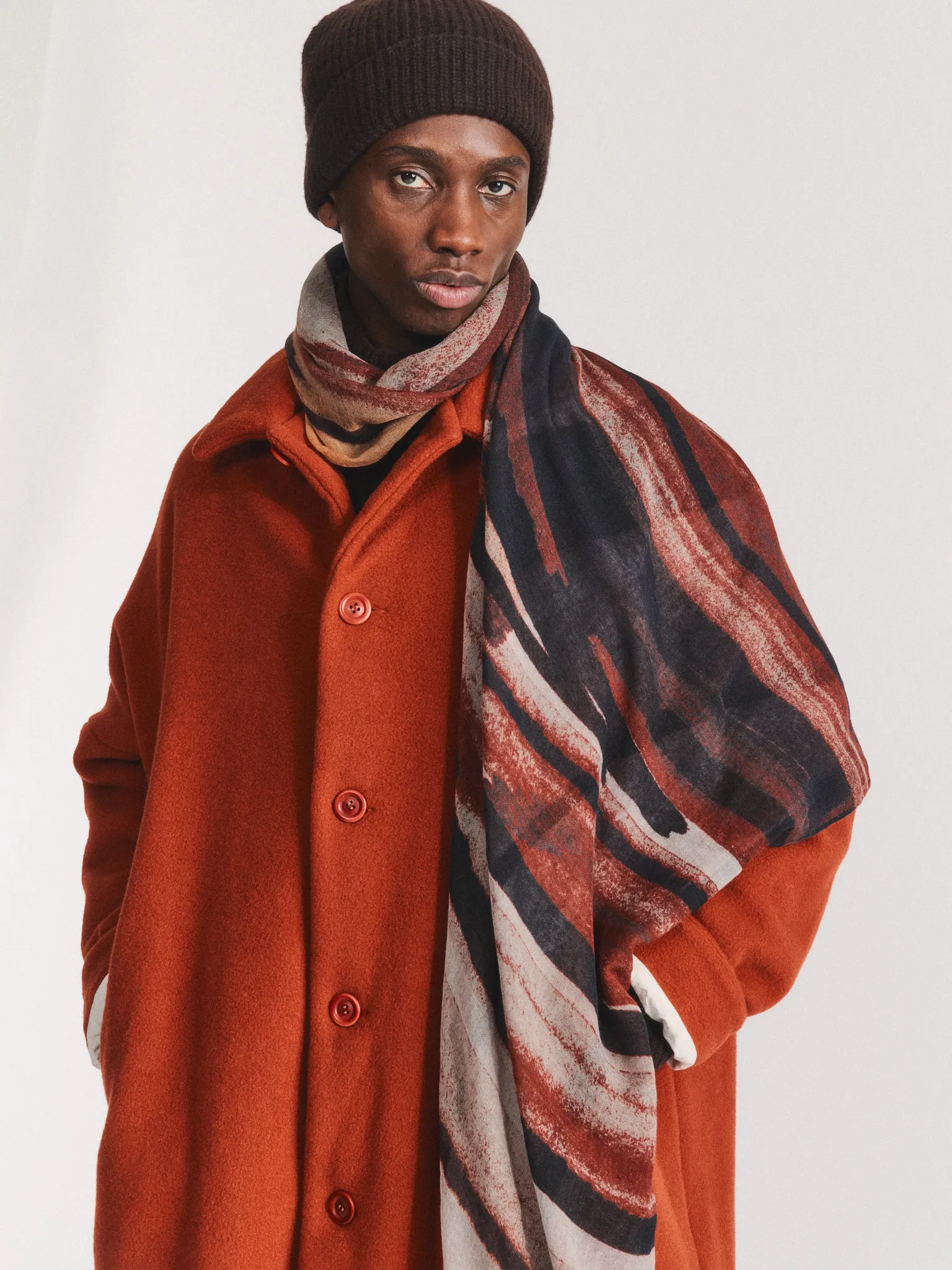 SQUARE SCARF - CASHSILK - PRINT 2 sold by Casey Casey product image thumbnail 5