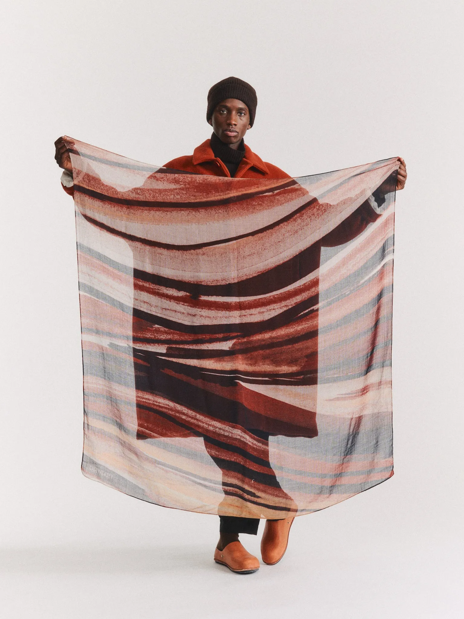 SQUARE SCARF - CASHSILK - PRINT 2 sold by Casey Casey product image thumbnail 2