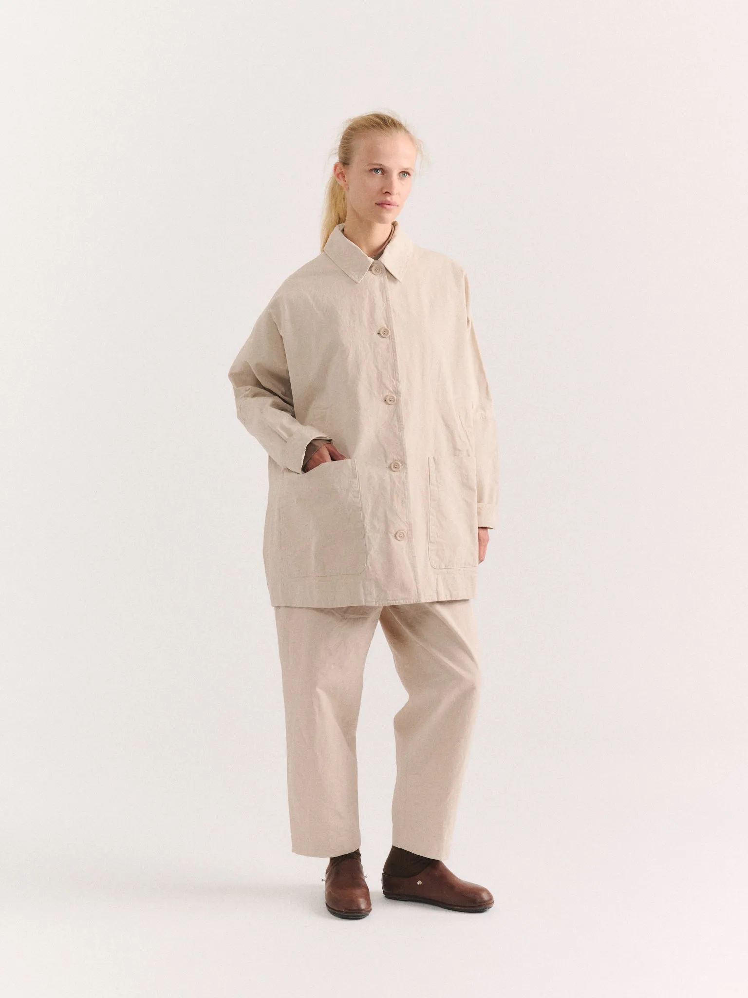 TATIANA JACKET - DOUBLE COT - FOAM sold by Casey Casey
