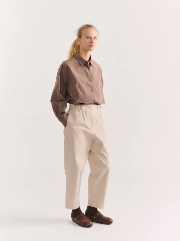 WARREN PANT - DOUBLE COT - FOAM made by Casey Casey
