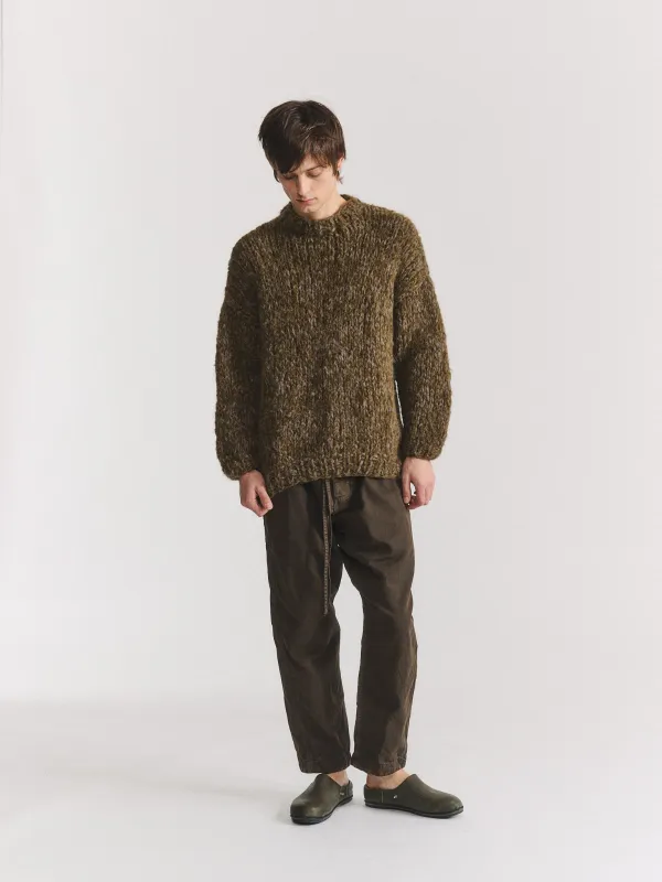 WEI JUMPER - ALPA BRUSH - GREY/ DARK GREEN made by Casey Casey