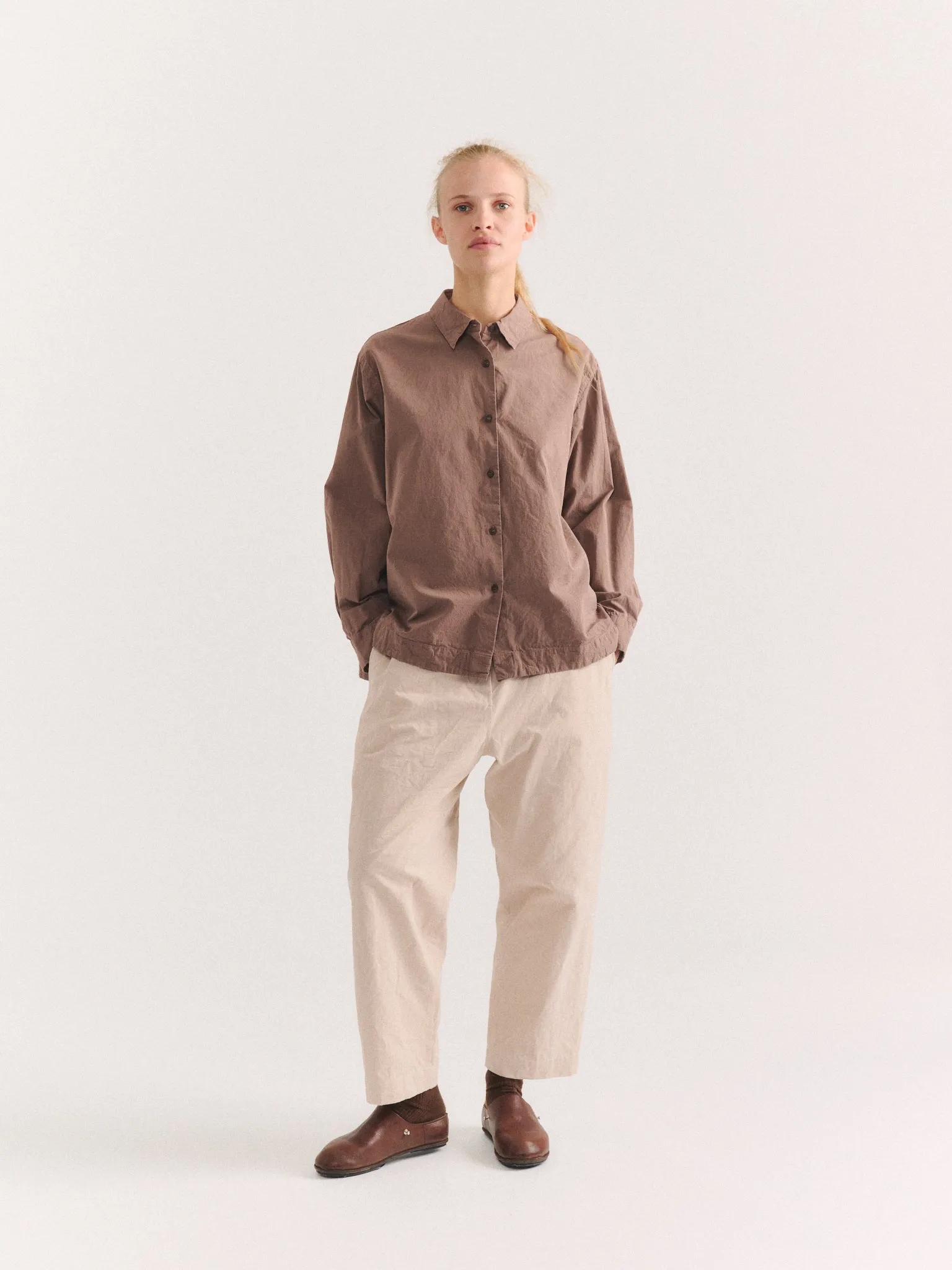BIGGY SHIRT - PAPER COT - CLAY sold by Casey Casey product image thumbnail 2