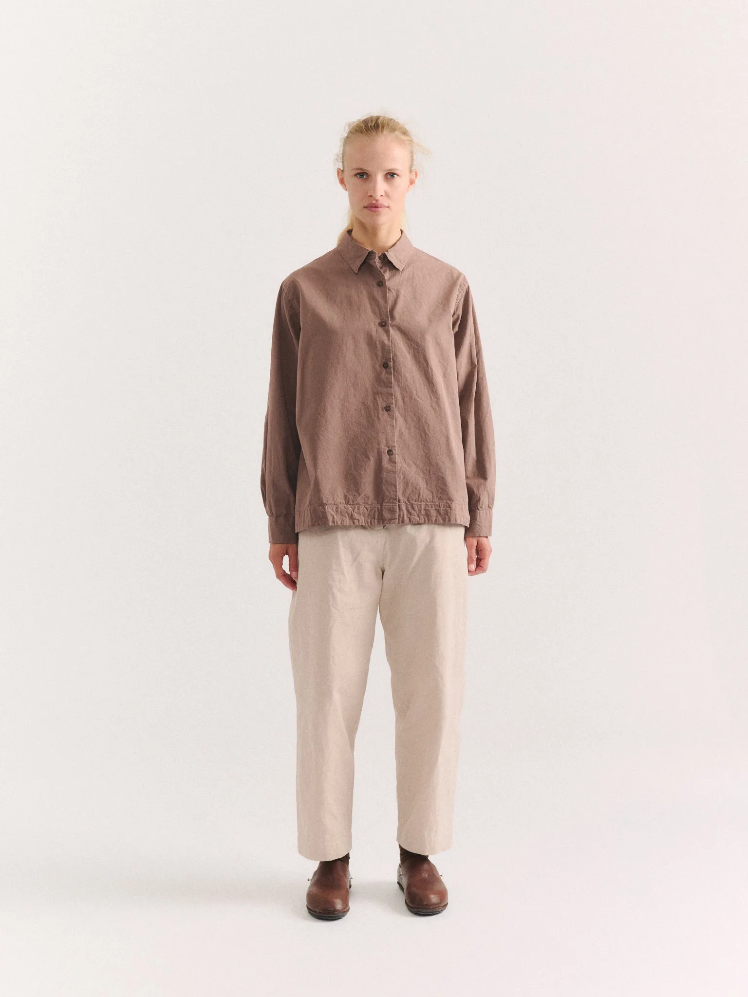BIGGY SHIRT - PAPER COT - CLAY sold by Casey Casey product image thumbnail 3