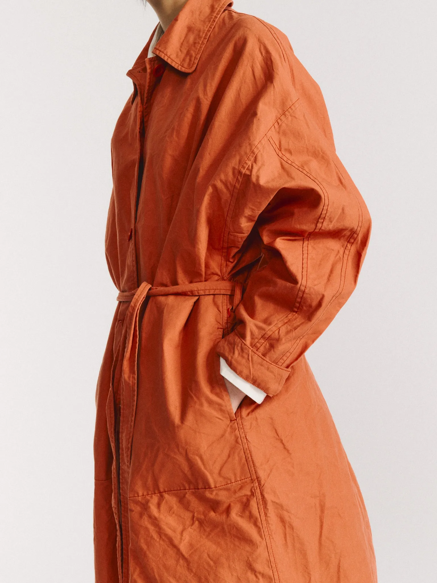 HOMIA COAT - H WAX - TERRACOTTA sold by Casey Casey product image thumbnail 5